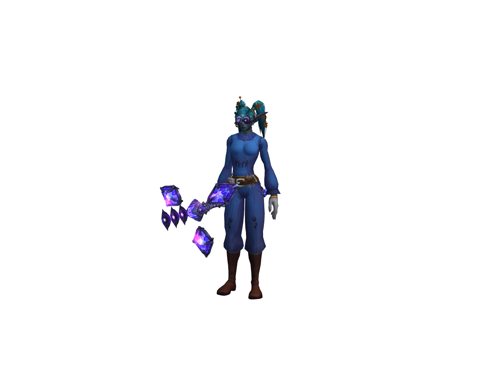 Almostelf 3D character render