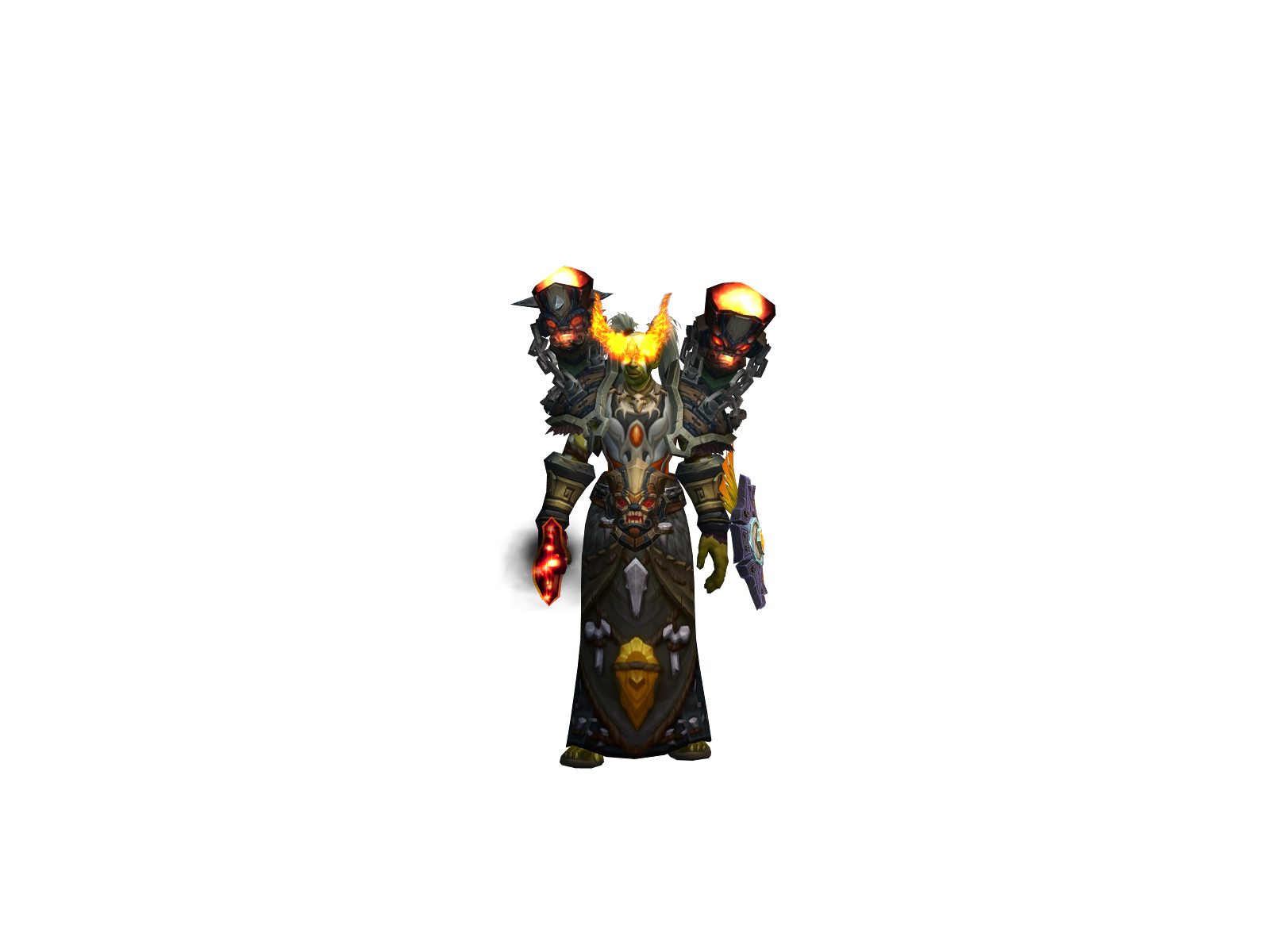 Crøwley 3D character render
