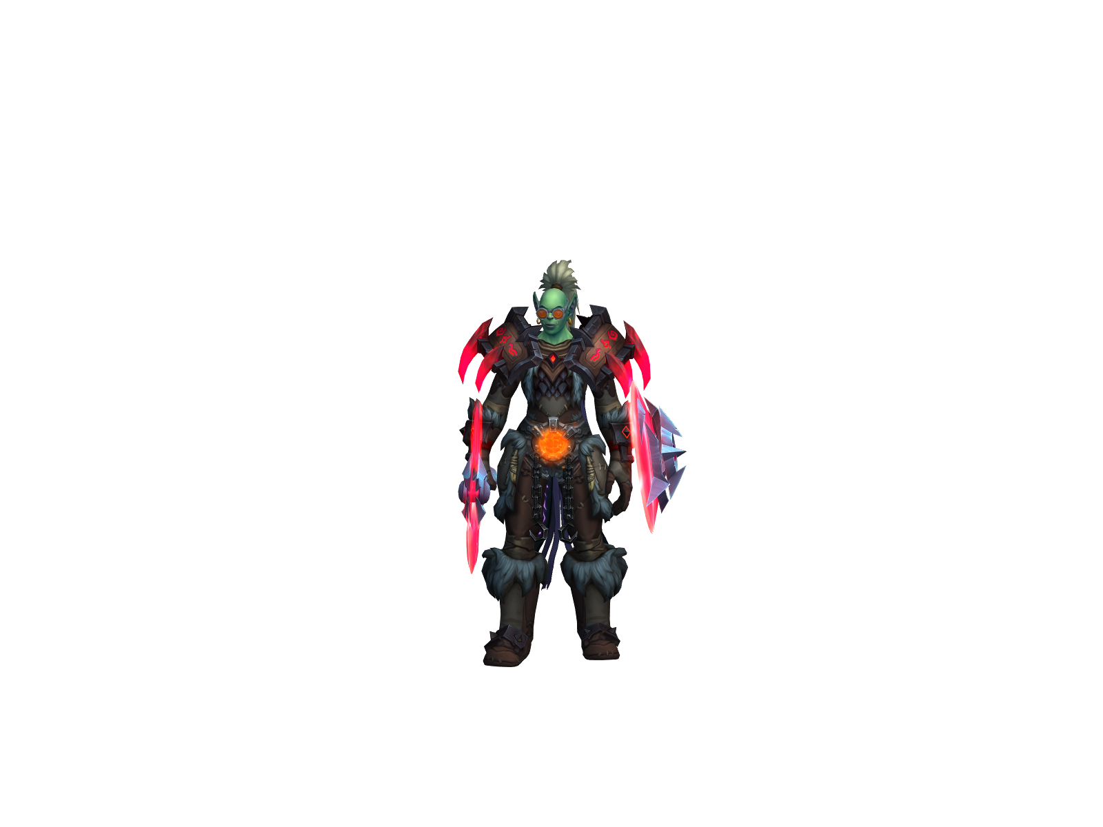 Bujushaman 3D character render