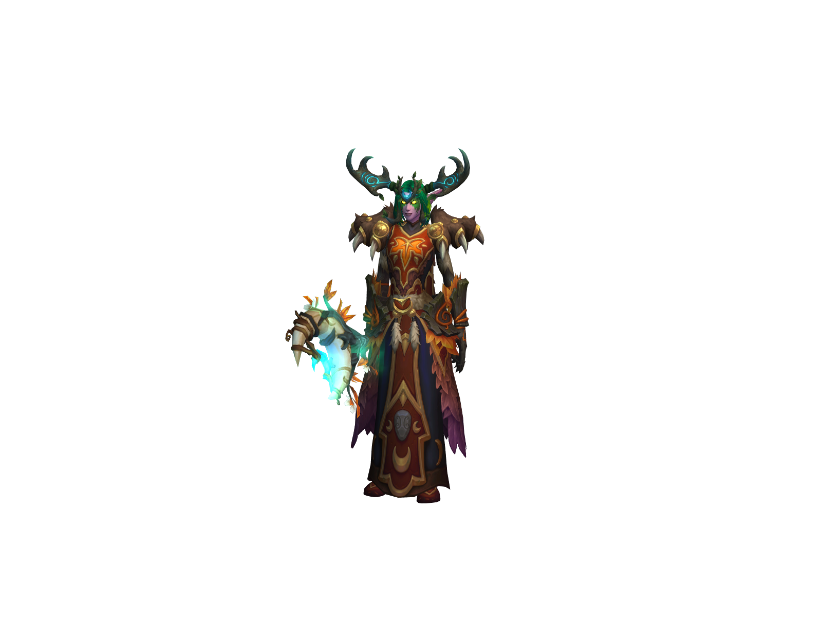 Moonfeather 3D character render