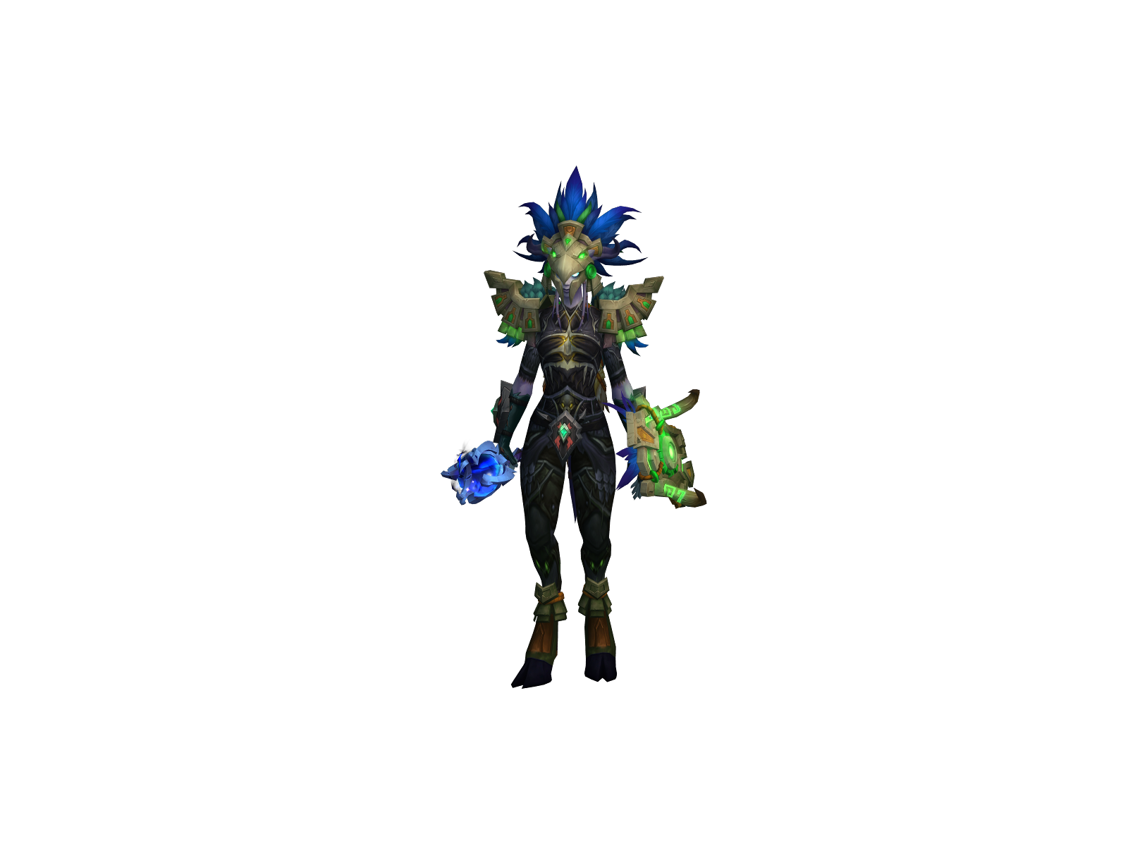 Qeteshi 3D character render