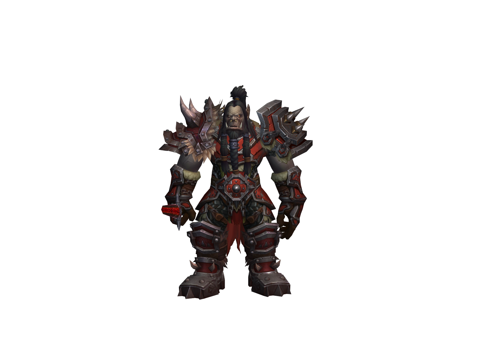 Warriør 3D character render