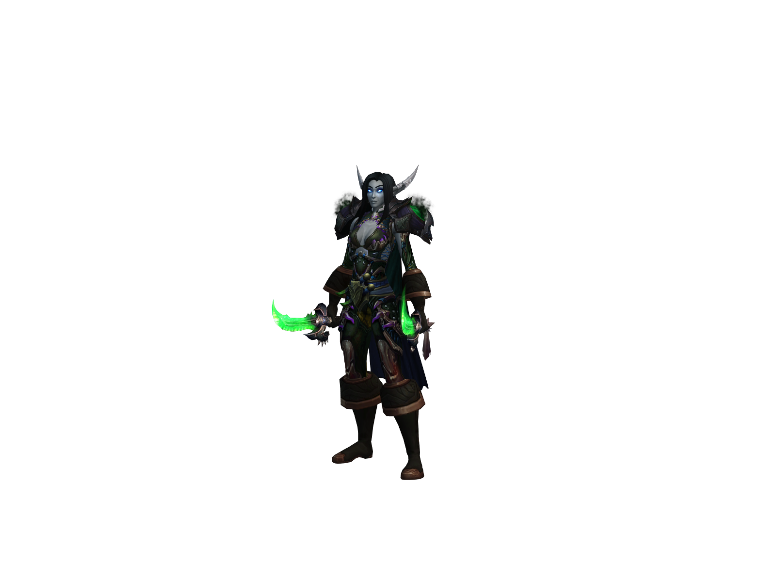 Babyknife 3D character render