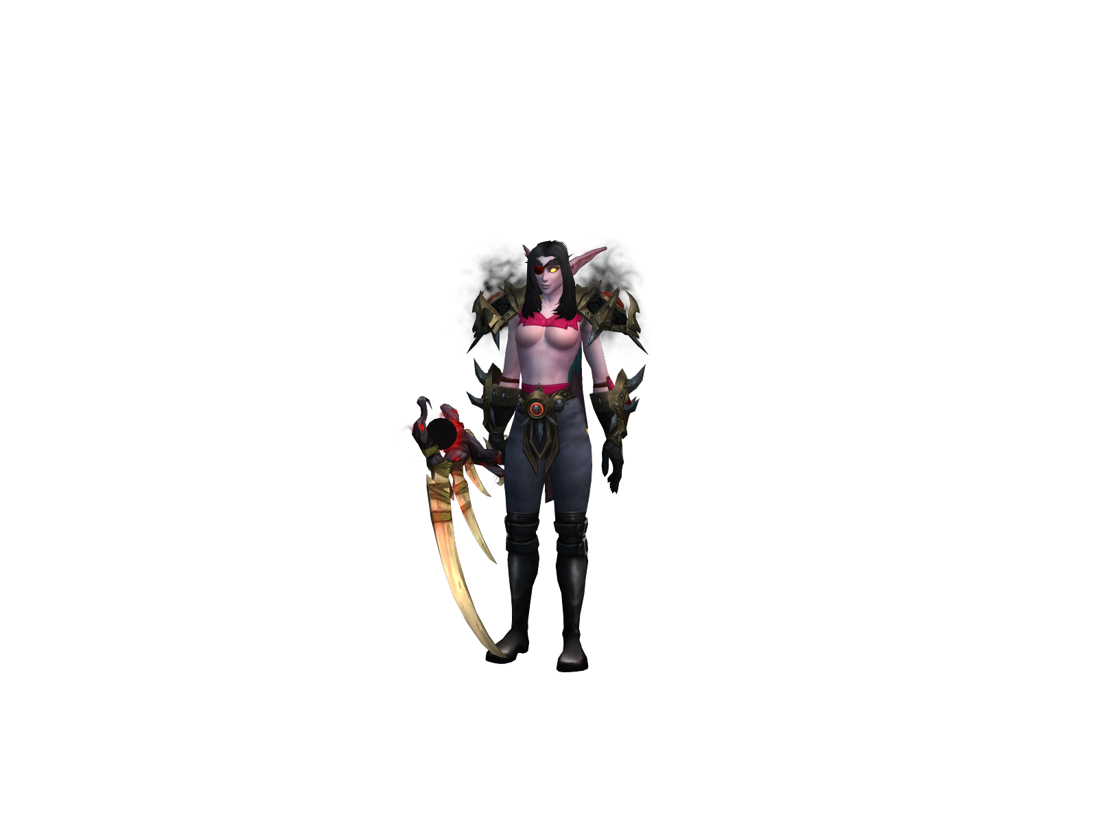 Melort 3D character render