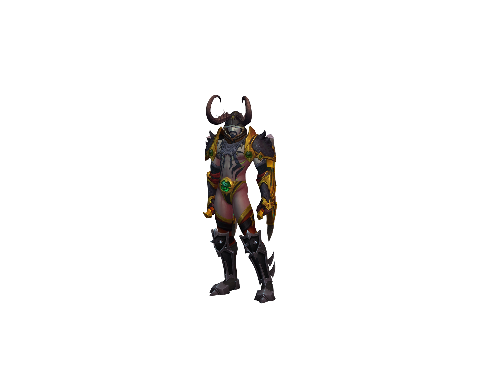 Derner 3D character render
