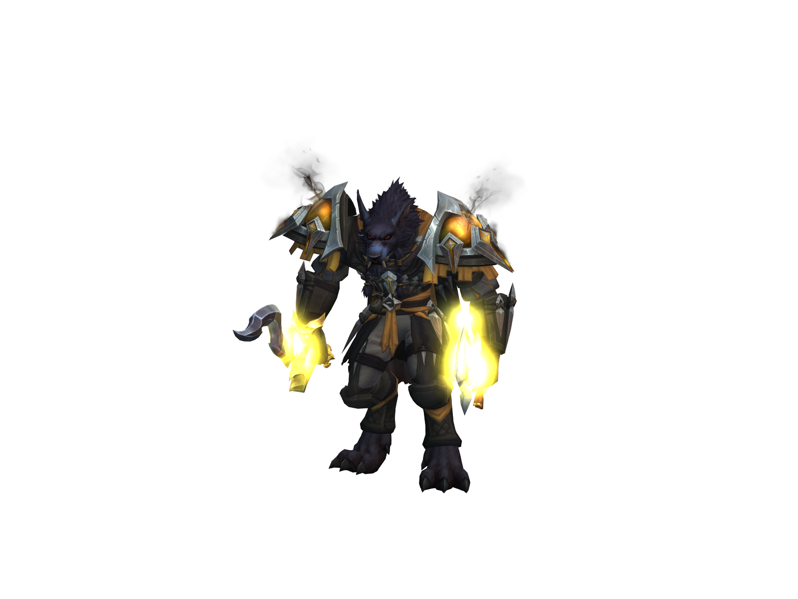 Furshadøw 3D character render