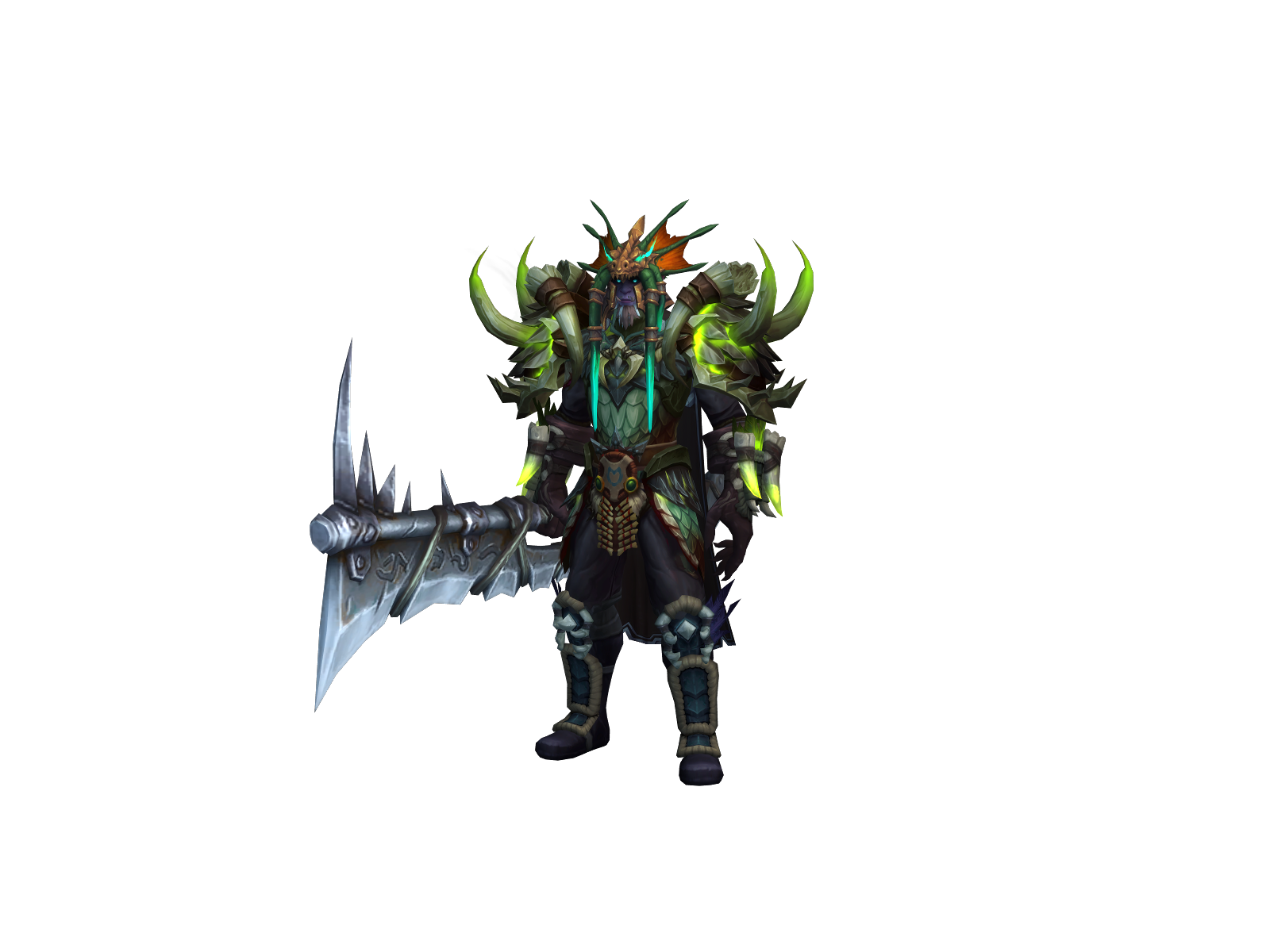 Tzok 3D character render