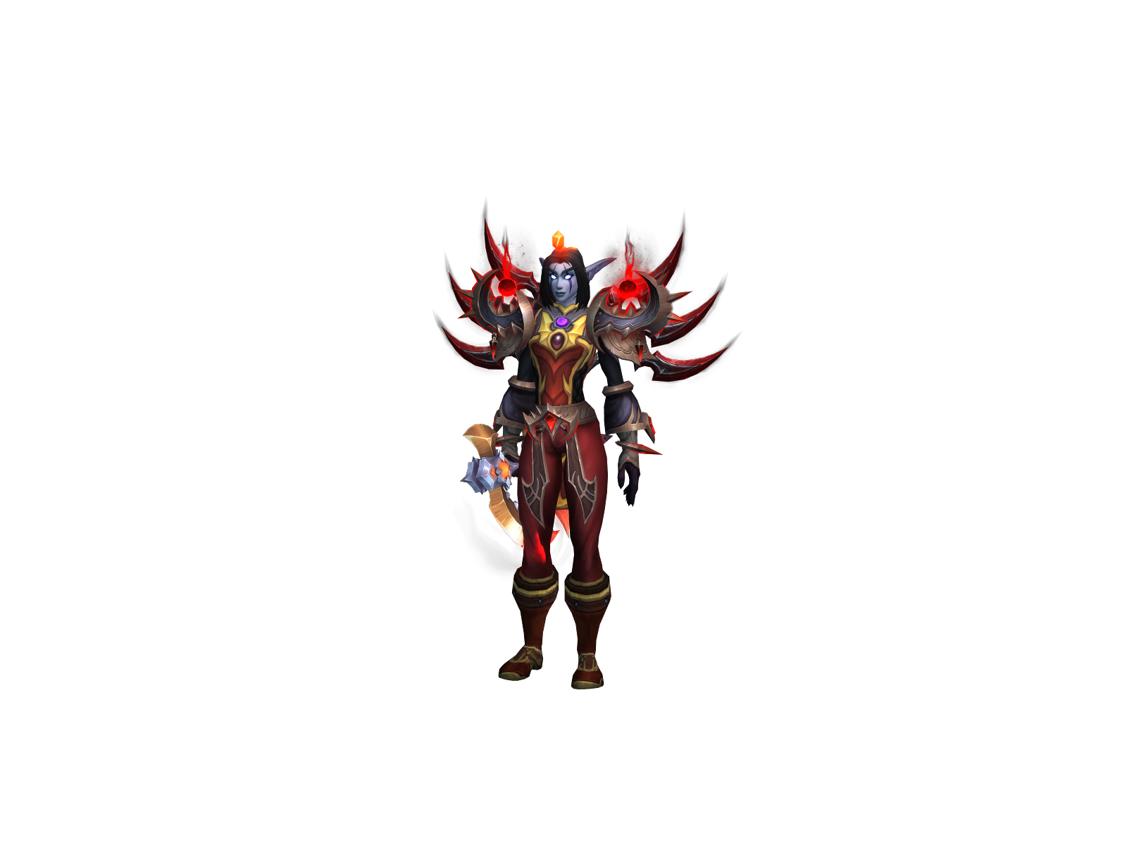 Nullified 3D character render
