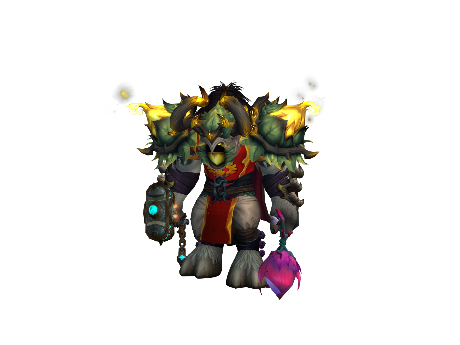 Aborr 3D character render