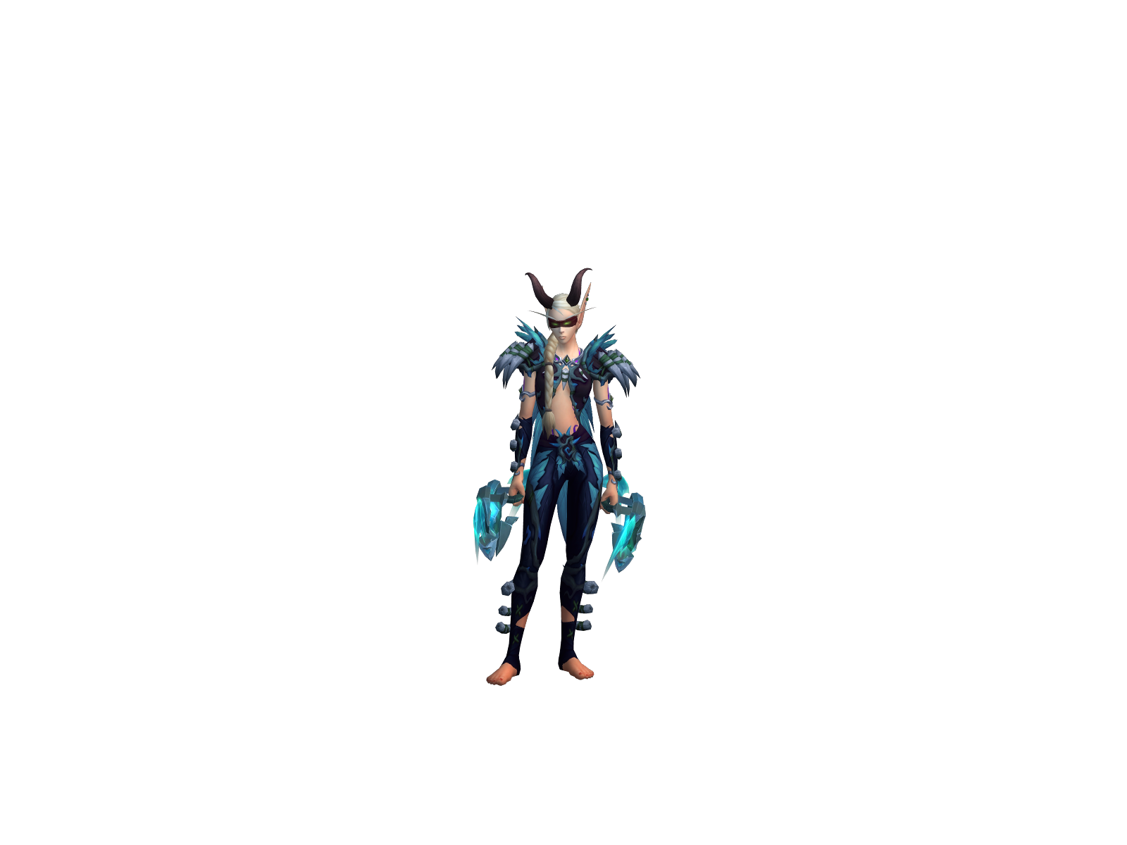 Twatwoofles 3D character render