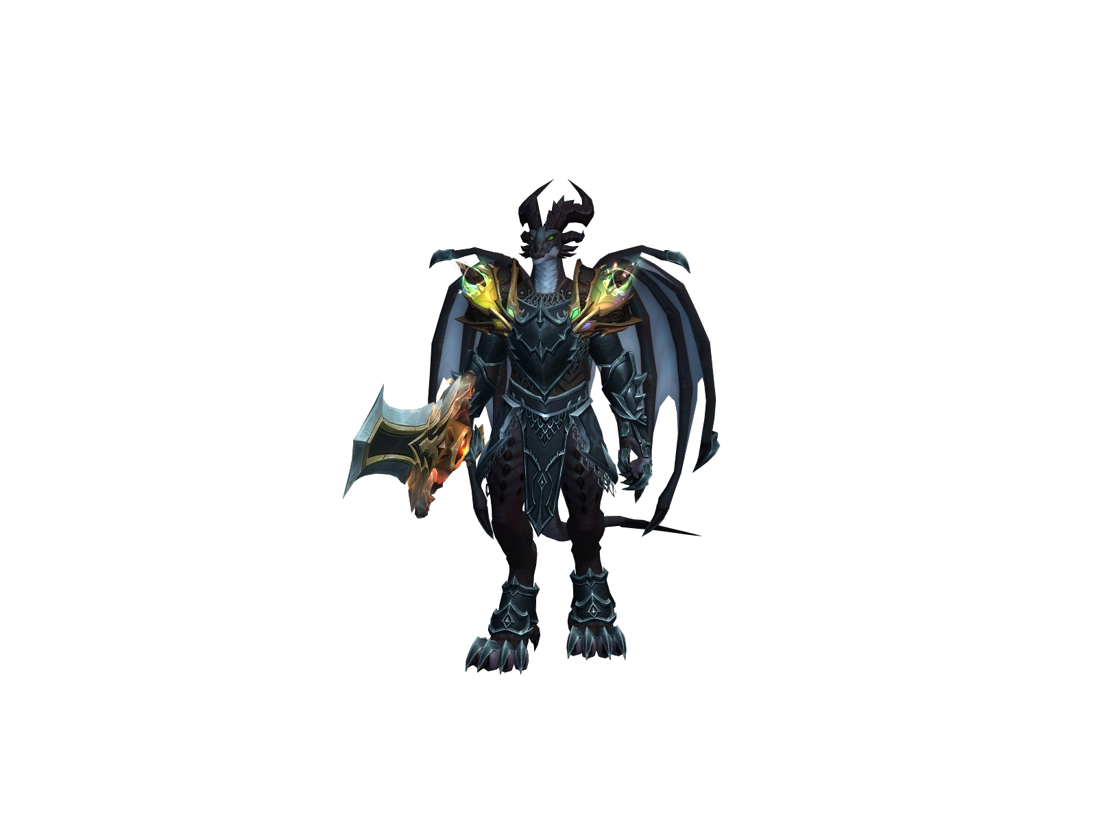 Grafvitnir 3D character render