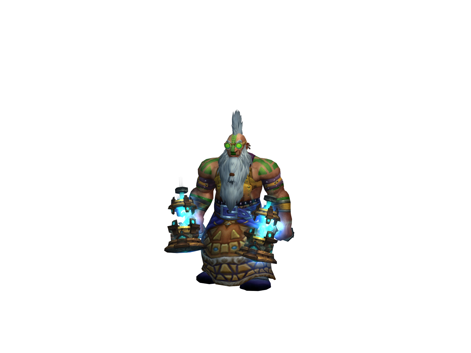 Blüe 3D character render