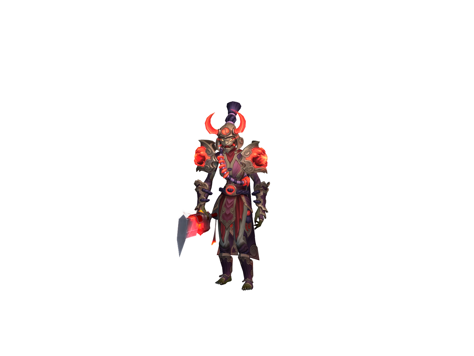 Corpsemonk 3D character render