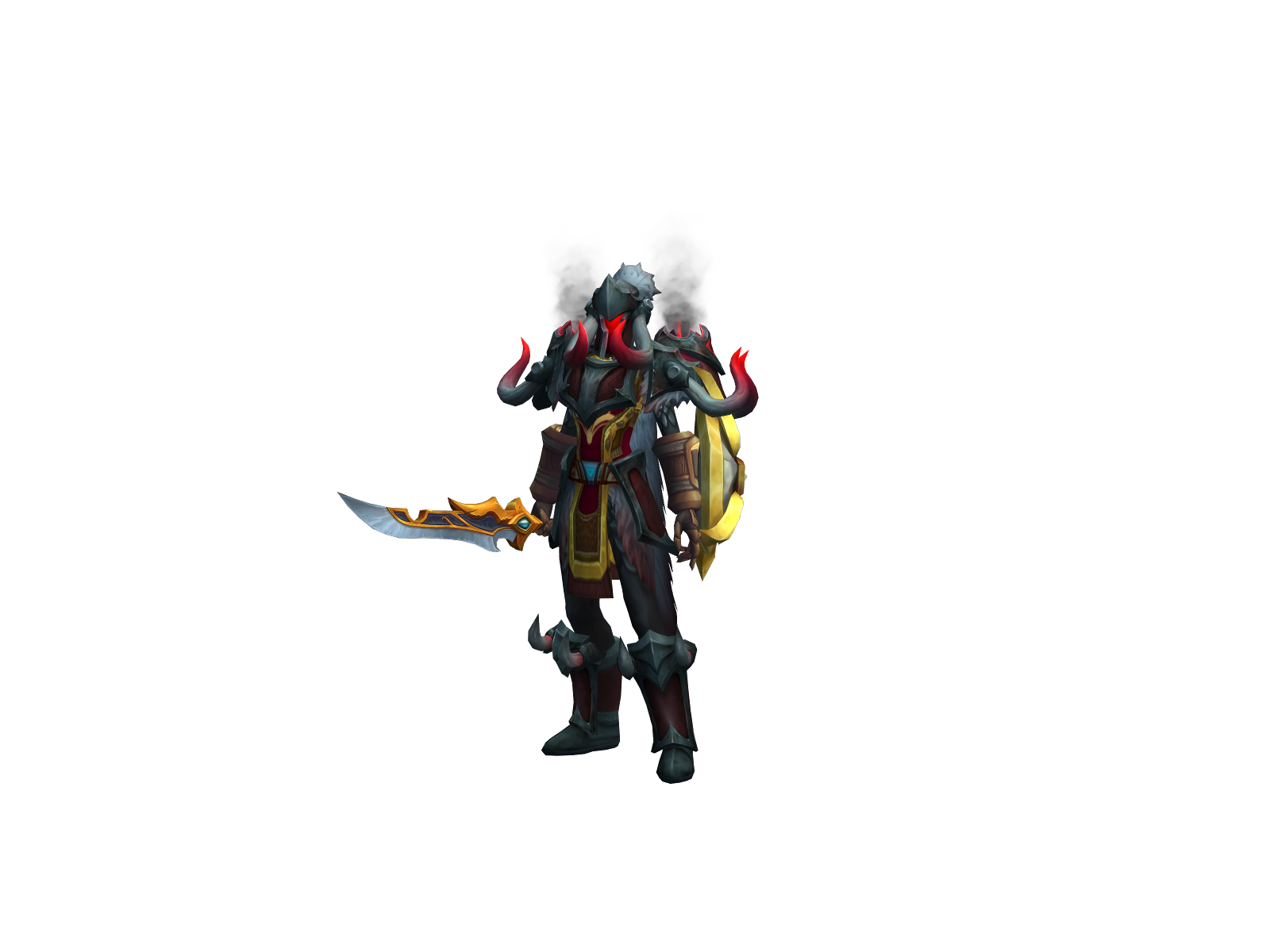 Ælflæd 3D character render