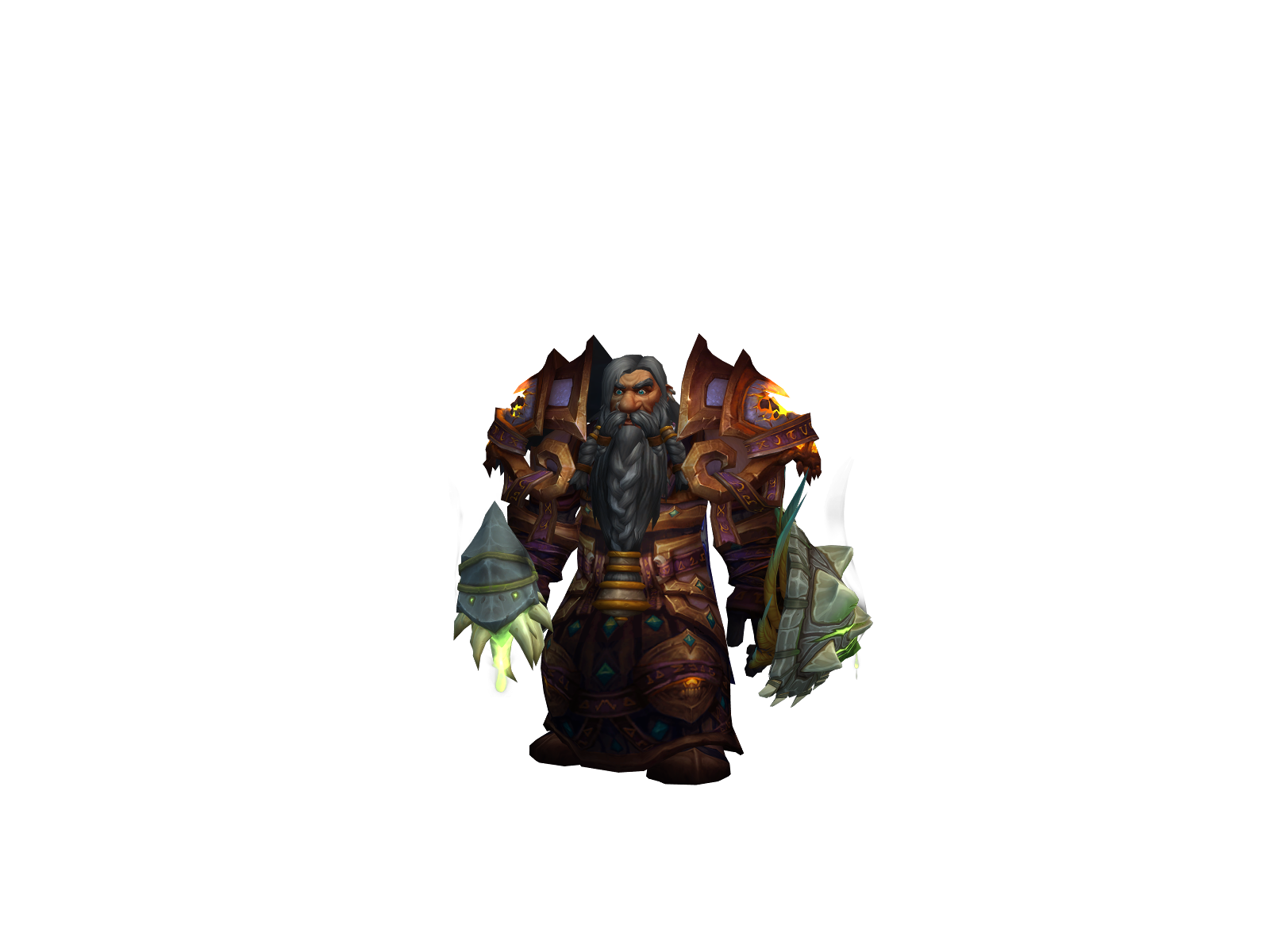 Duric 3D character render