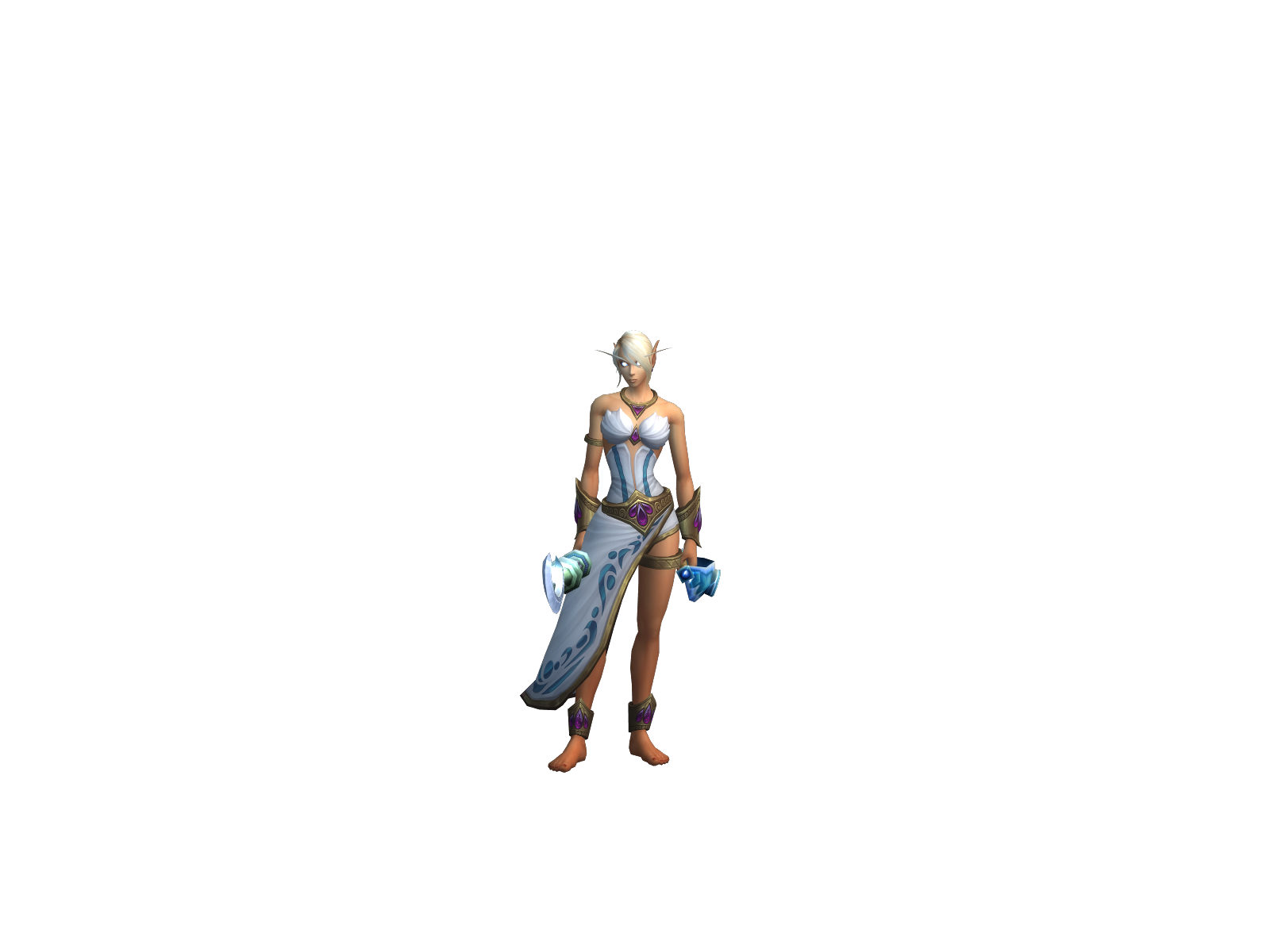 Sélûnite 3D character render