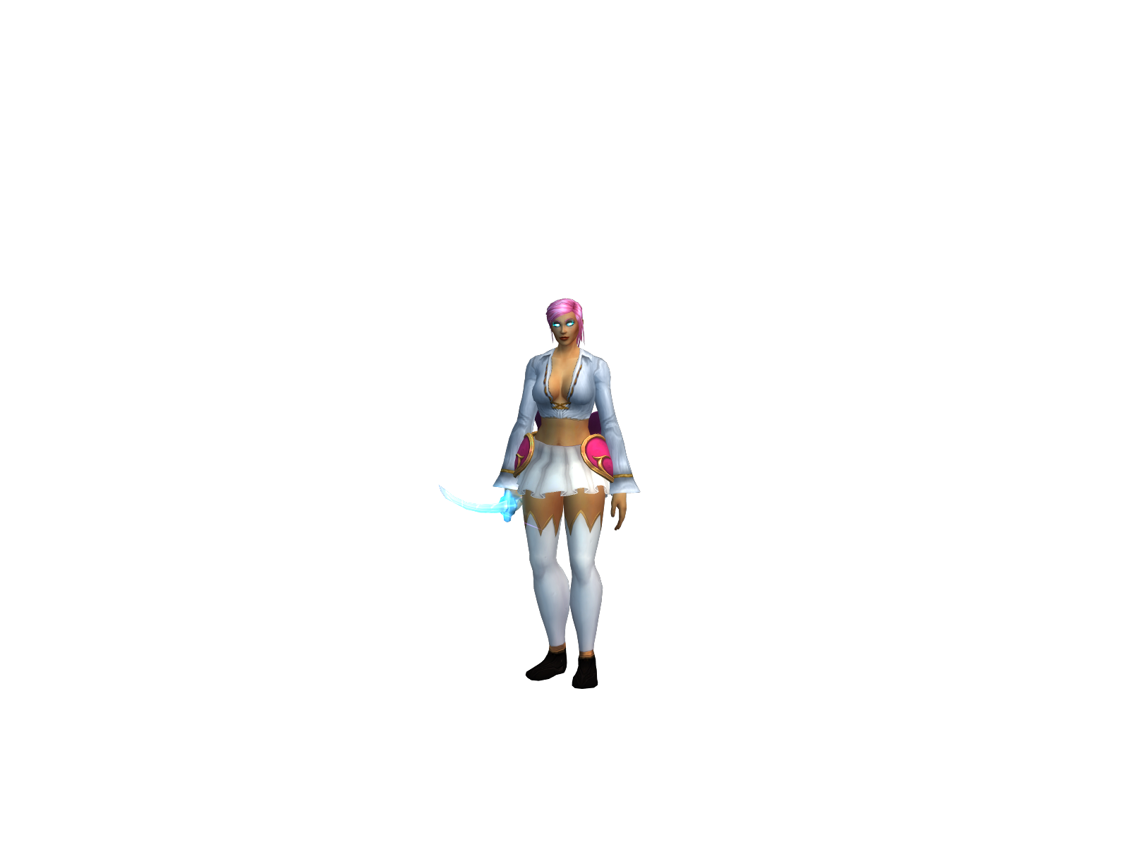 Radel 3D character render