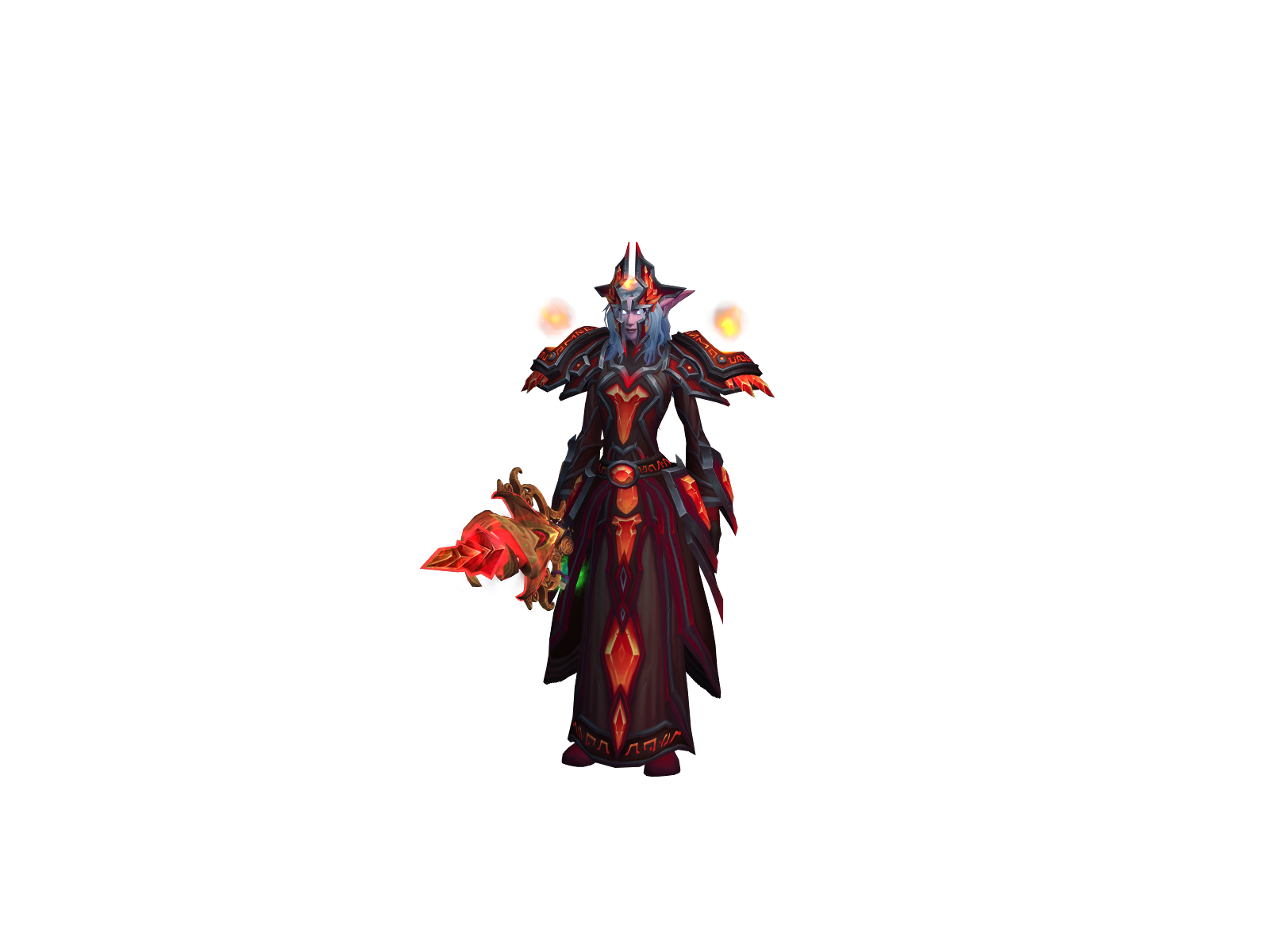 Corruptionm 3D character render