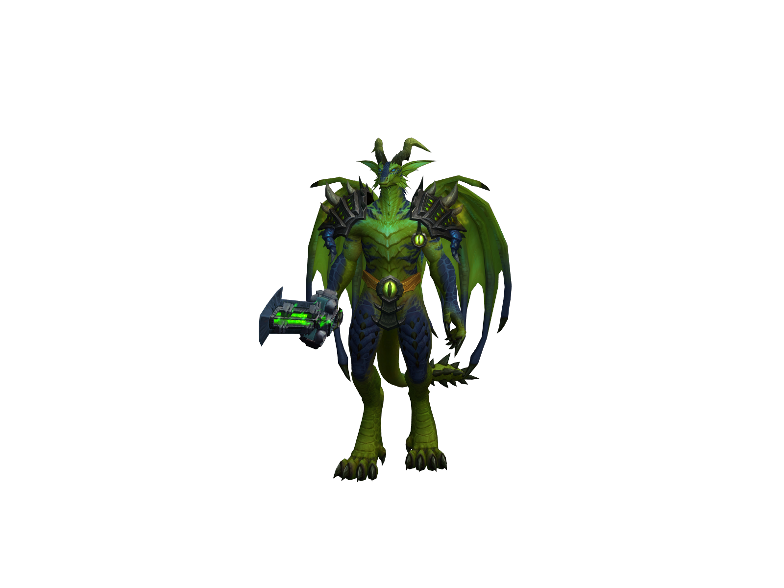 Yawdamper 3D character render