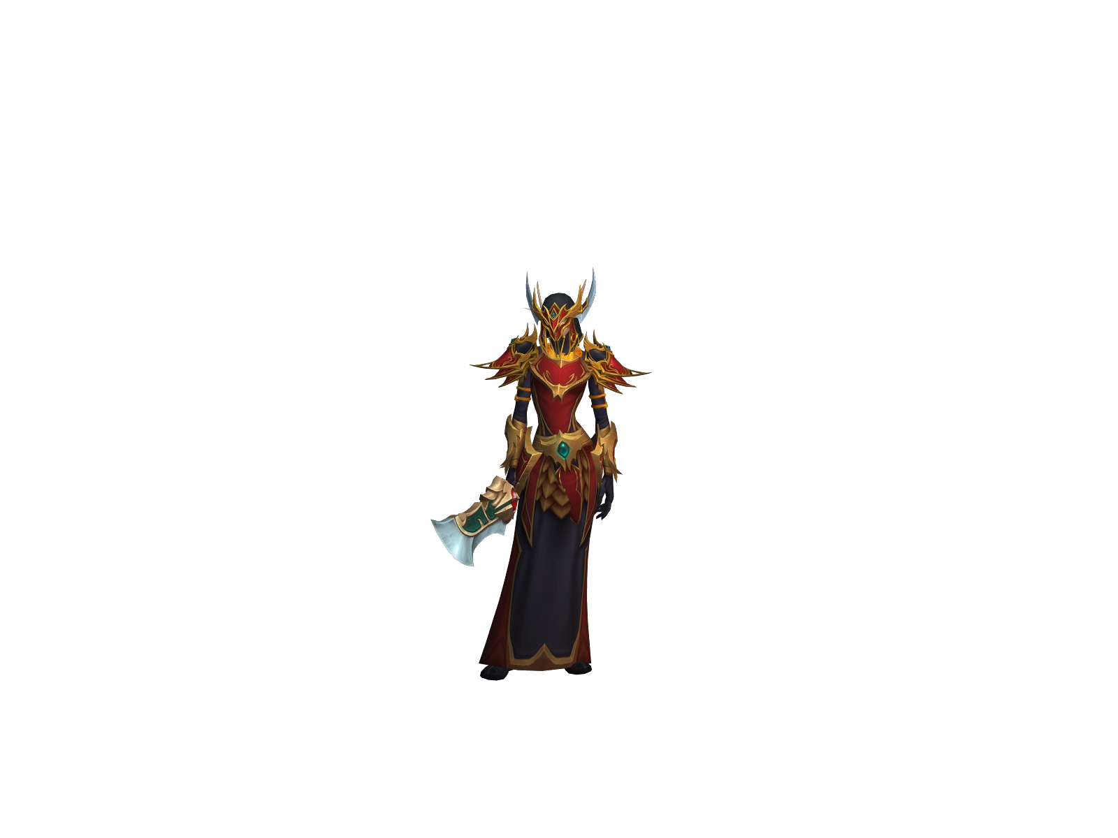 Vysena 3D character render