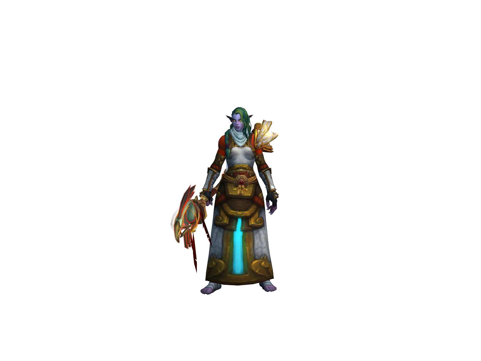 Yggdrasil 3D character render