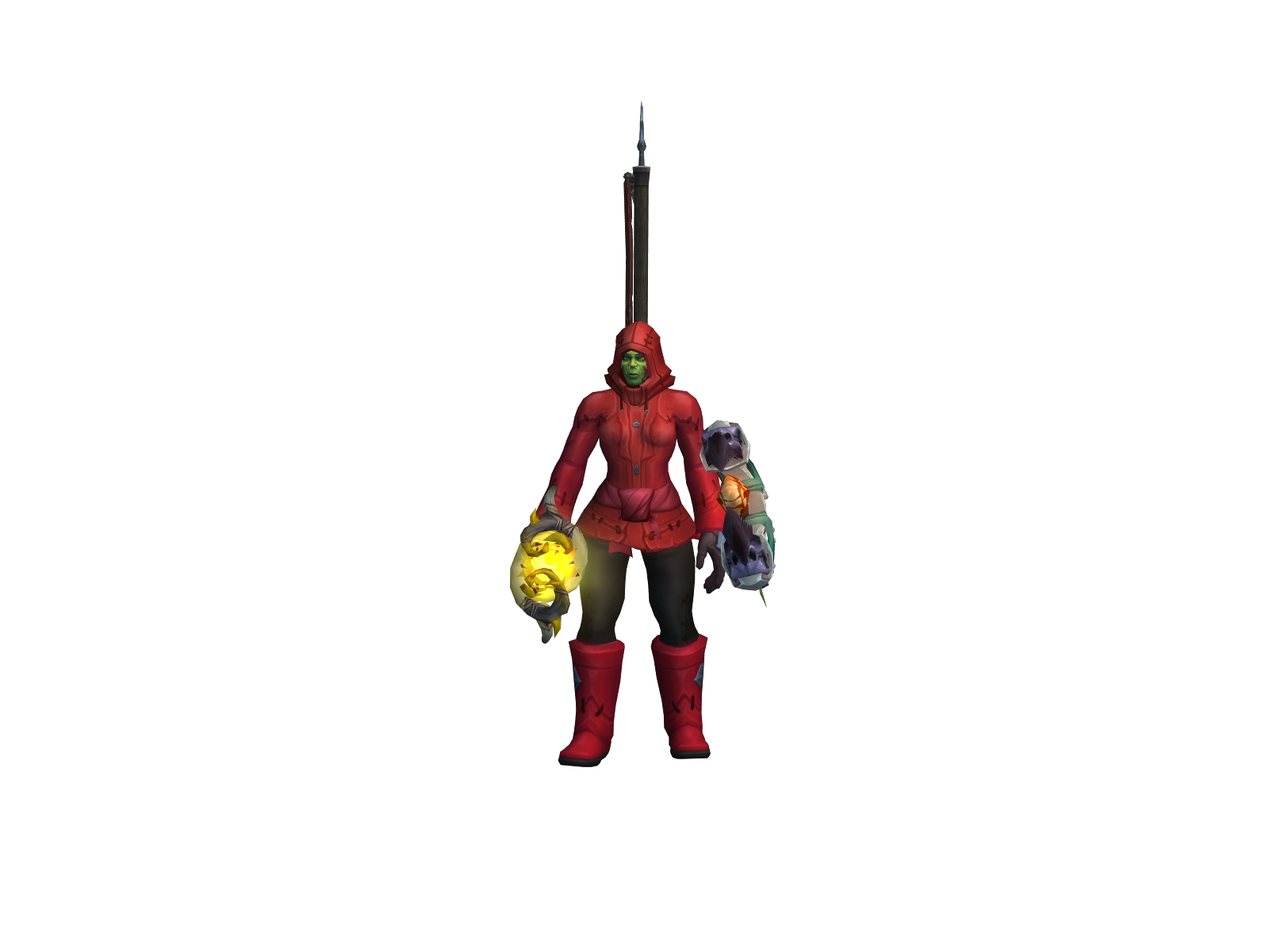 Qugege 3D character render