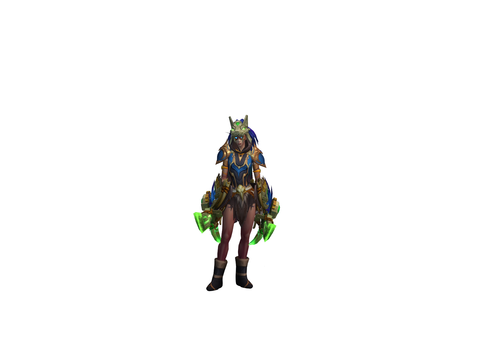 Ashglaive 3D character render