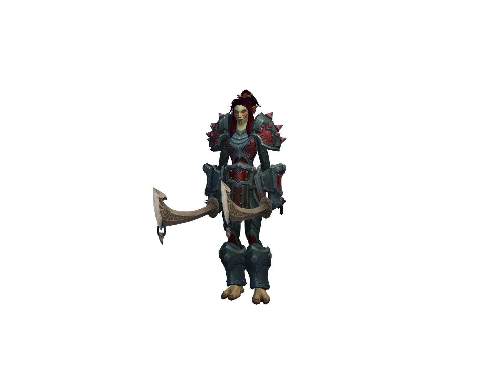 Valtonah 3D character render