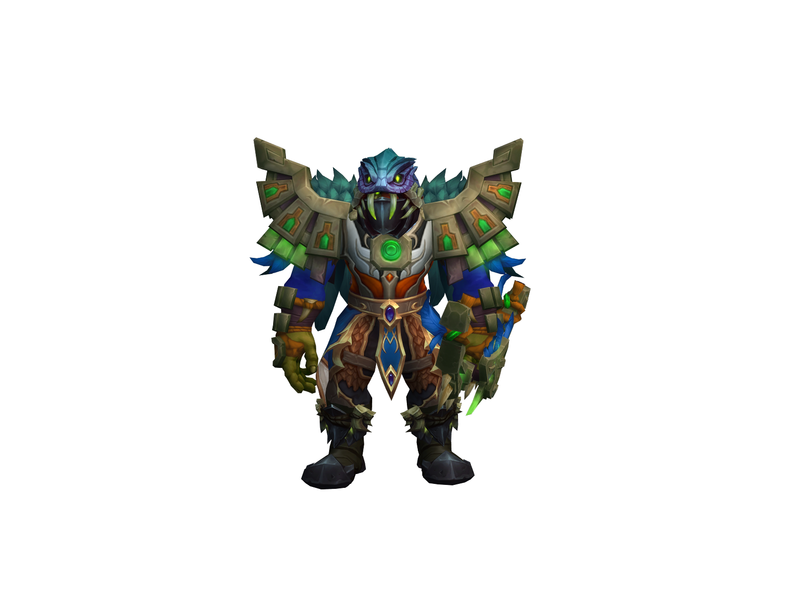 Preflopwhale 3D character render