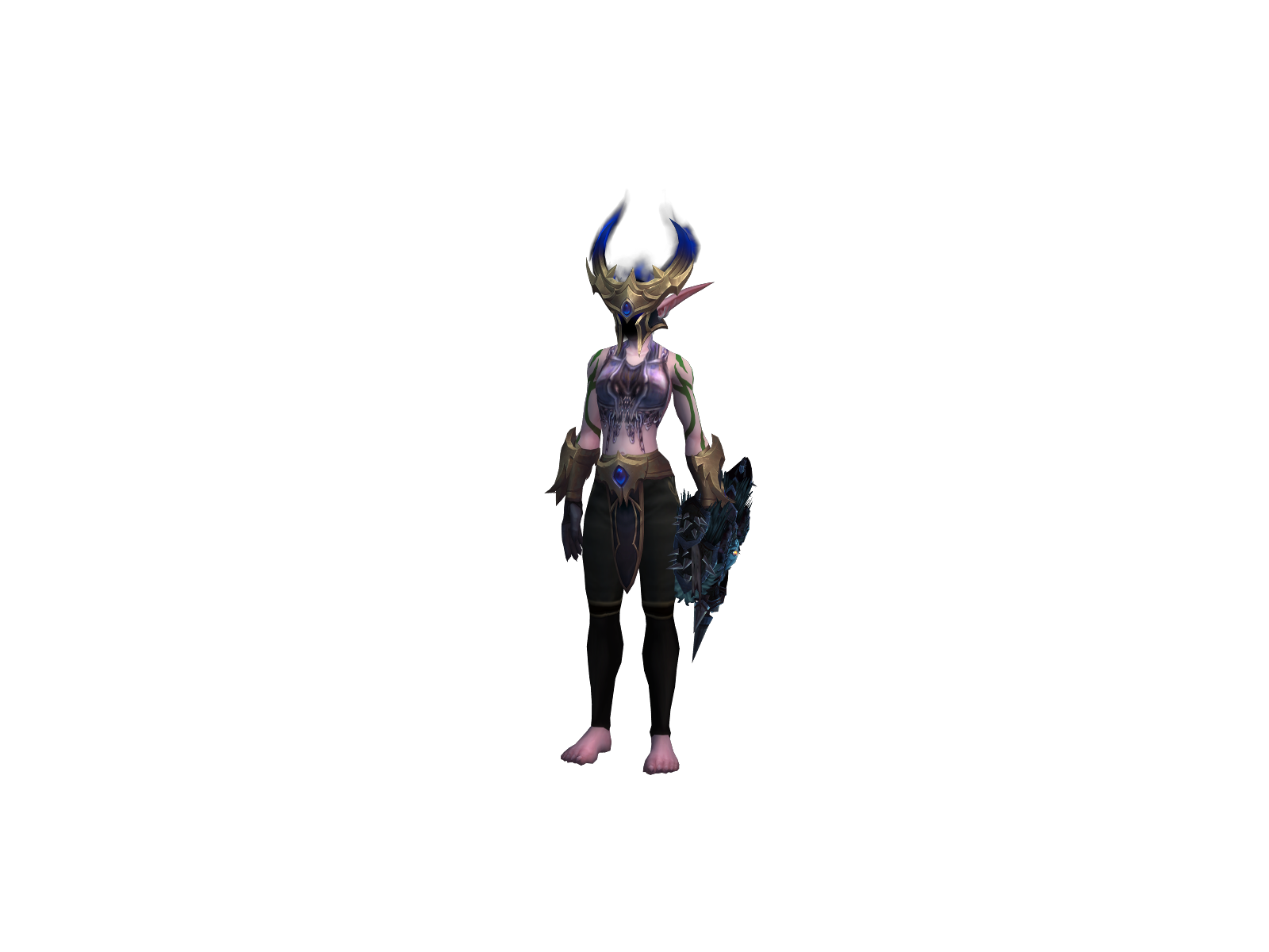 Salodkiuzvar 3D character render