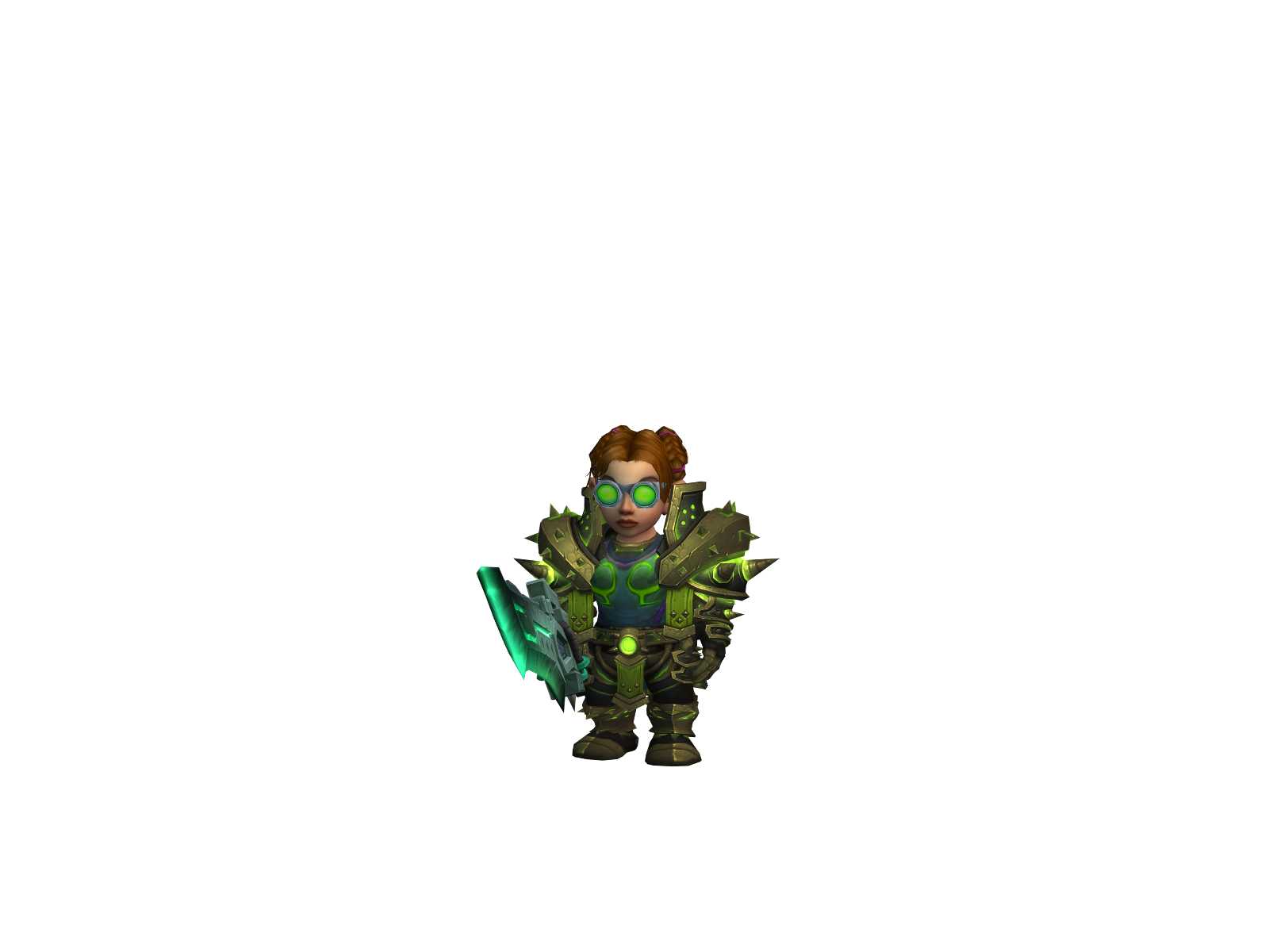 Ragingreetus 3D character render