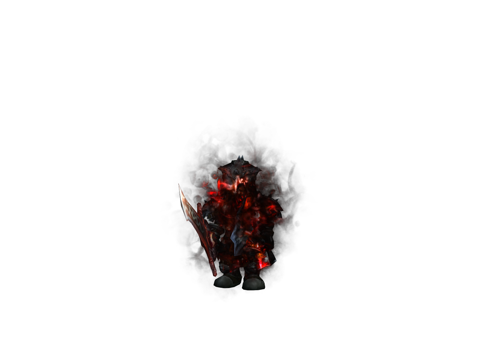 Cheating 3D character render
