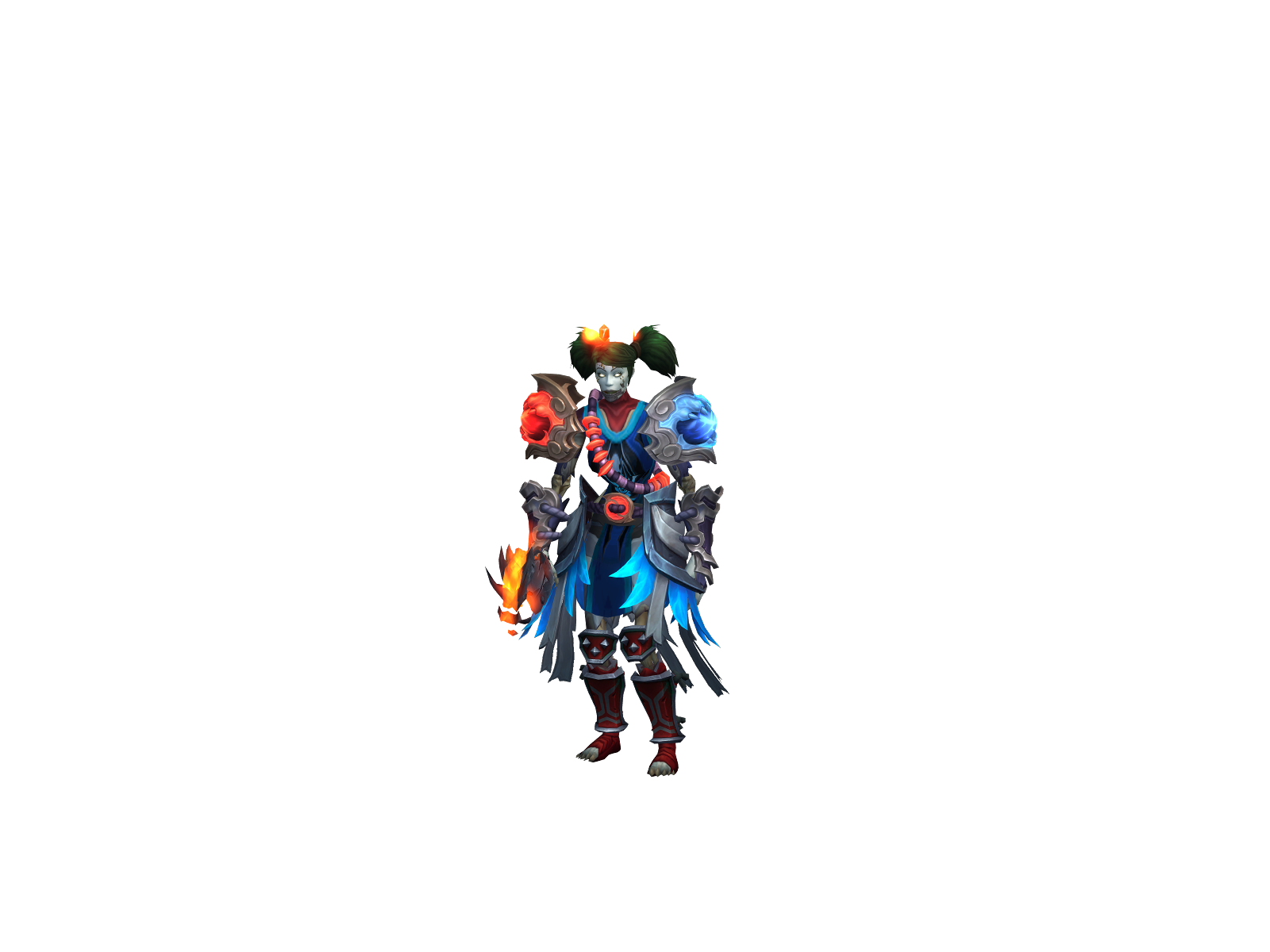 Oolong 3D character render