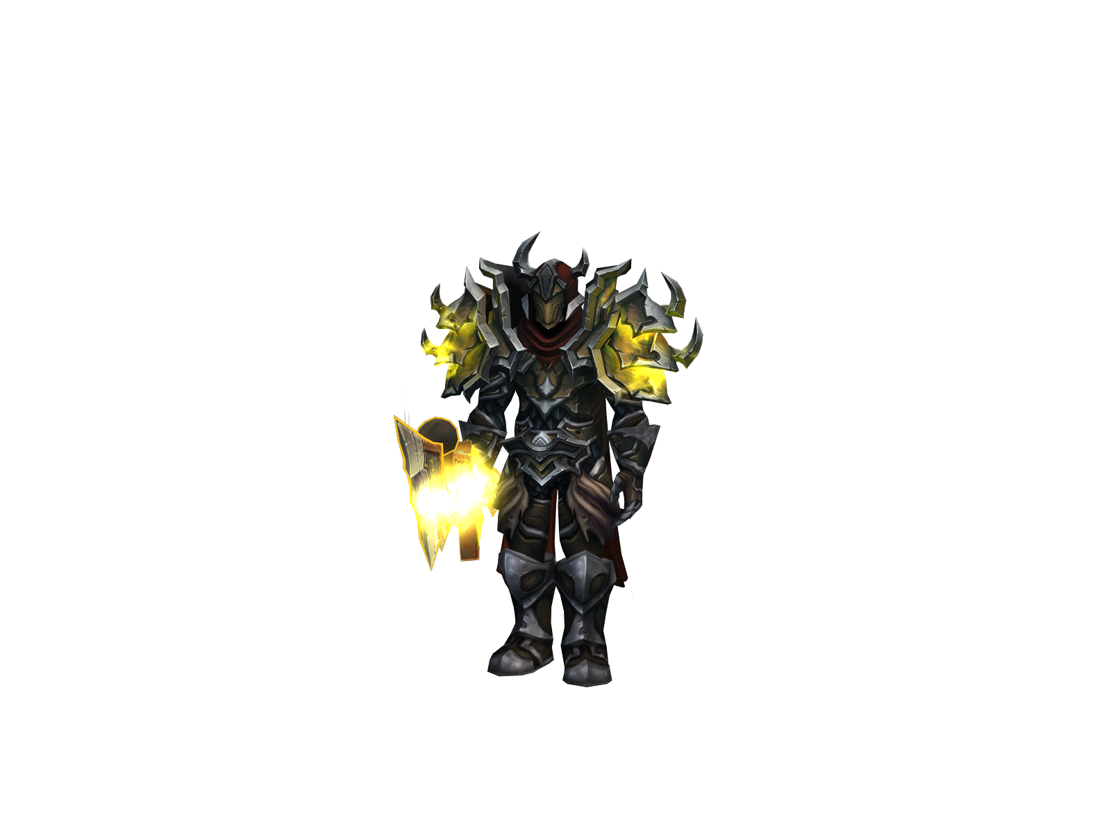 Cosed 3D character render