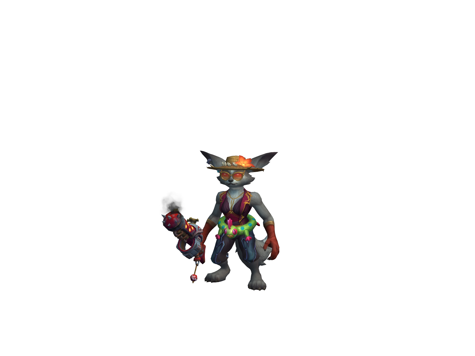 Mssneakypaws 3D character render