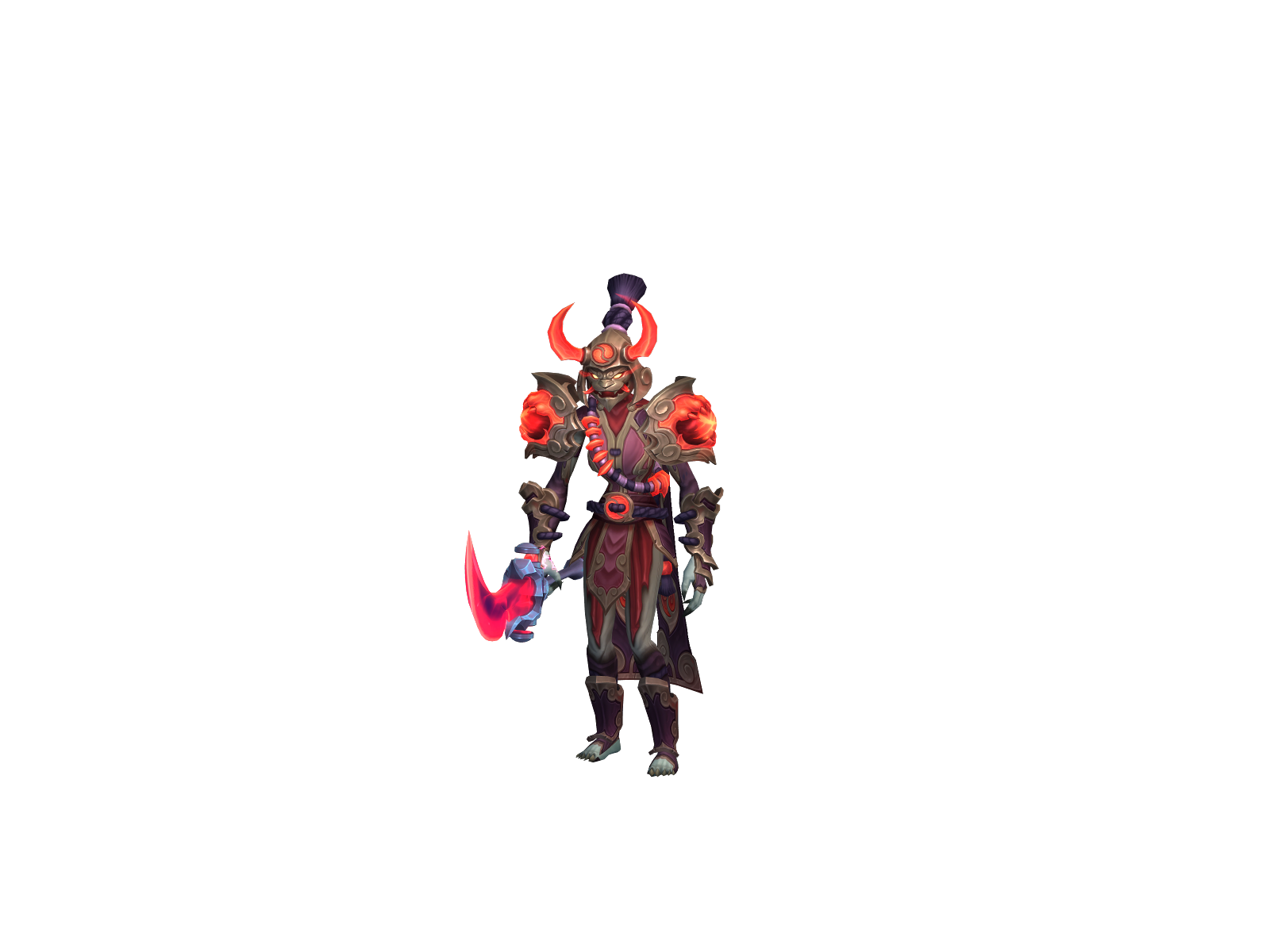 Monjitsu 3D character render