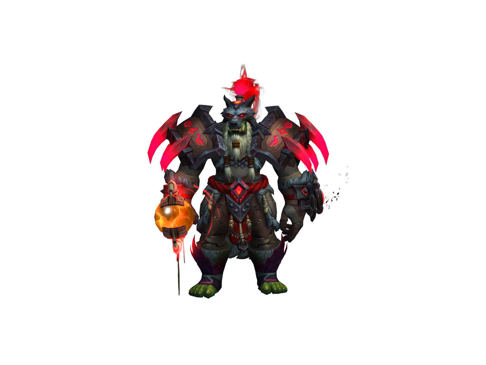 Gondalff 3D character render