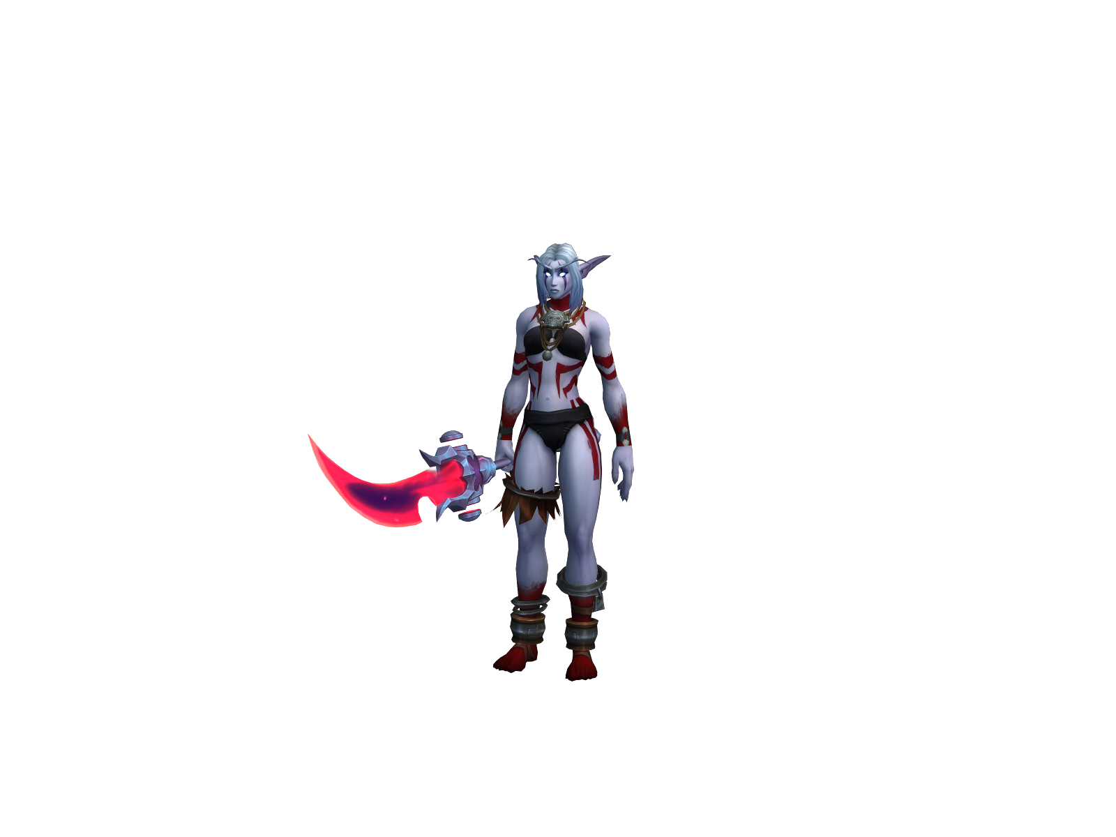 Mercyflush 3D character render