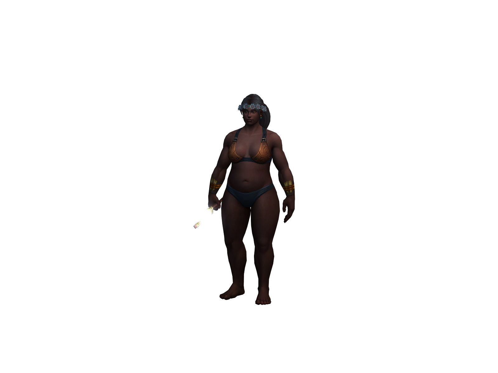 Djeblan 3D character render