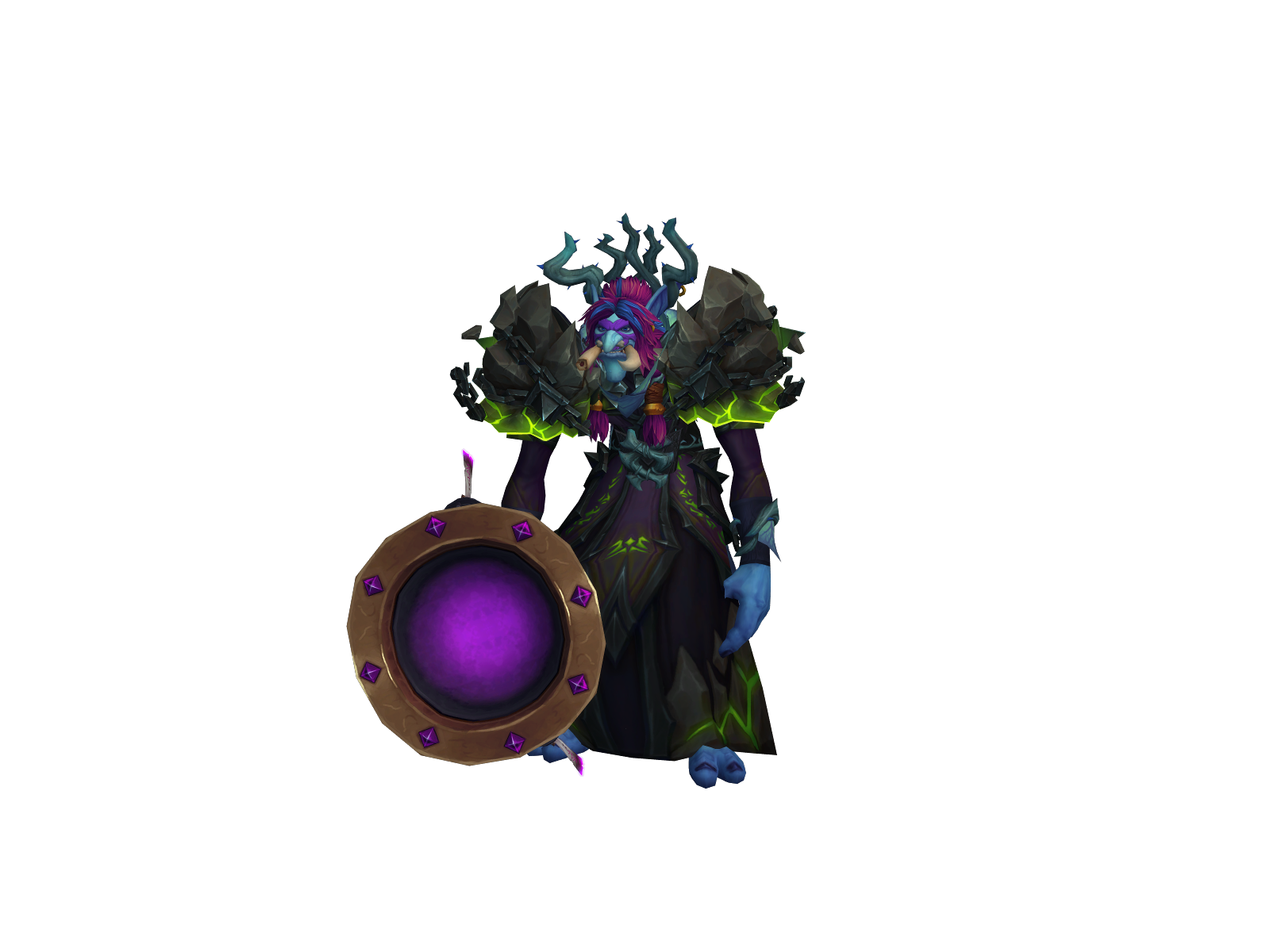 Soulduck 3D character render