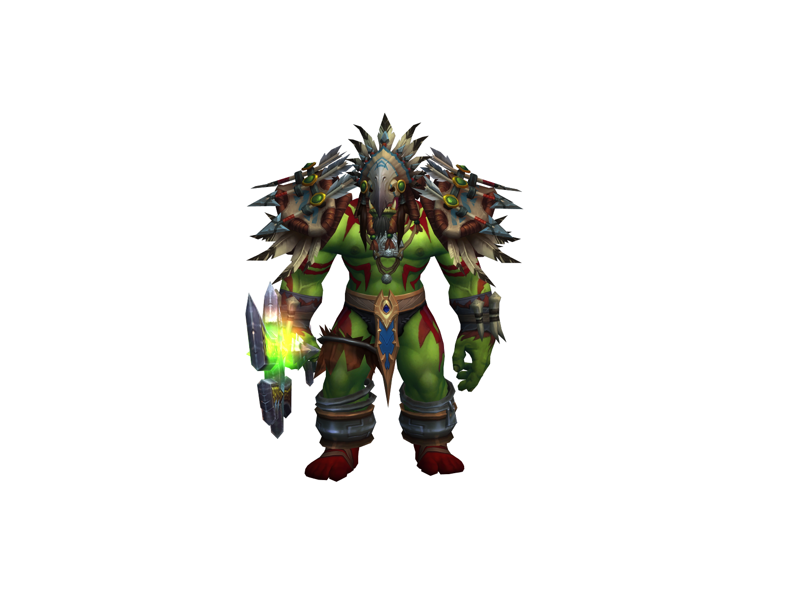 Vanpelts 3D character render