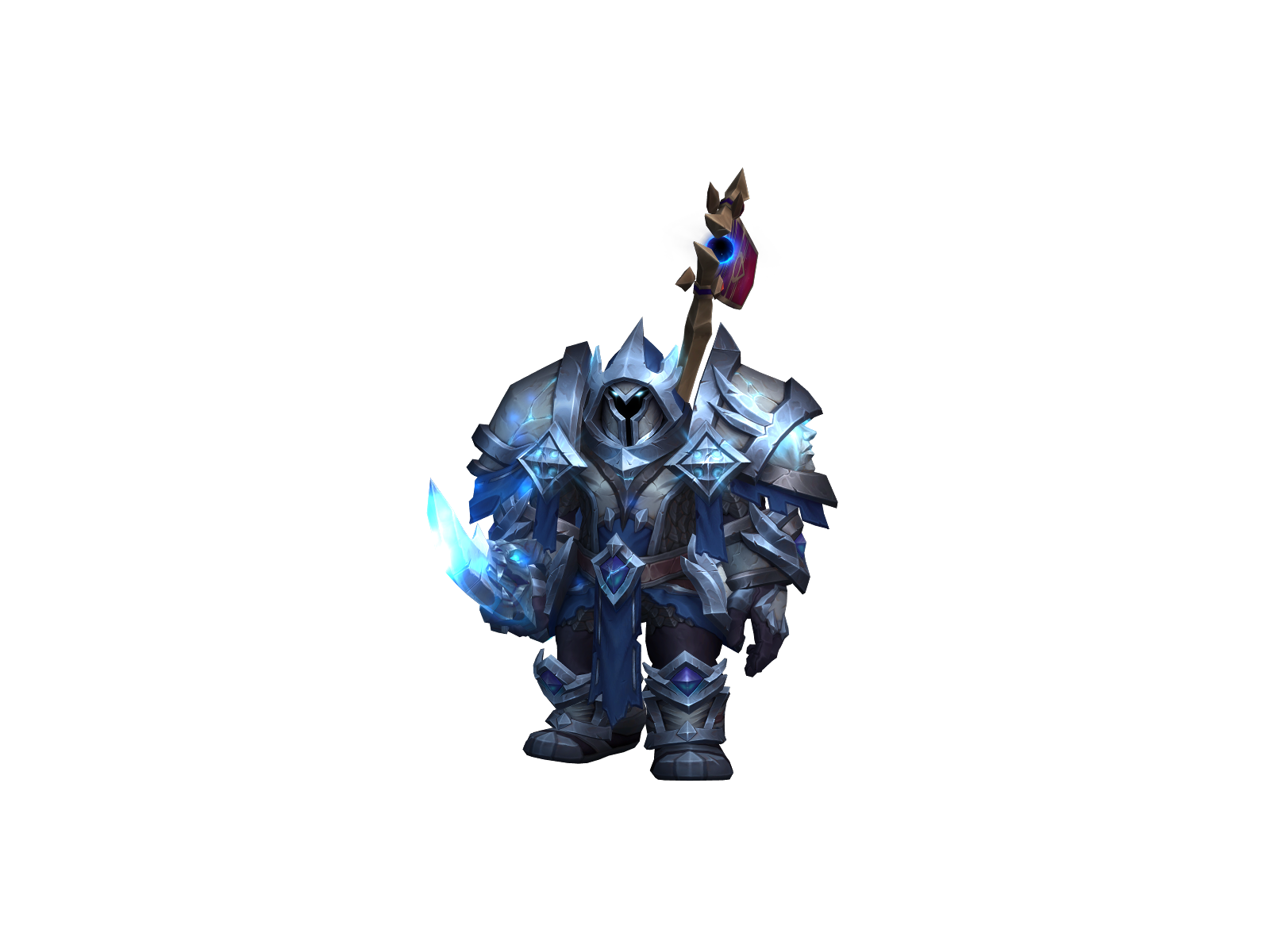 Bluenergybar 3D character render