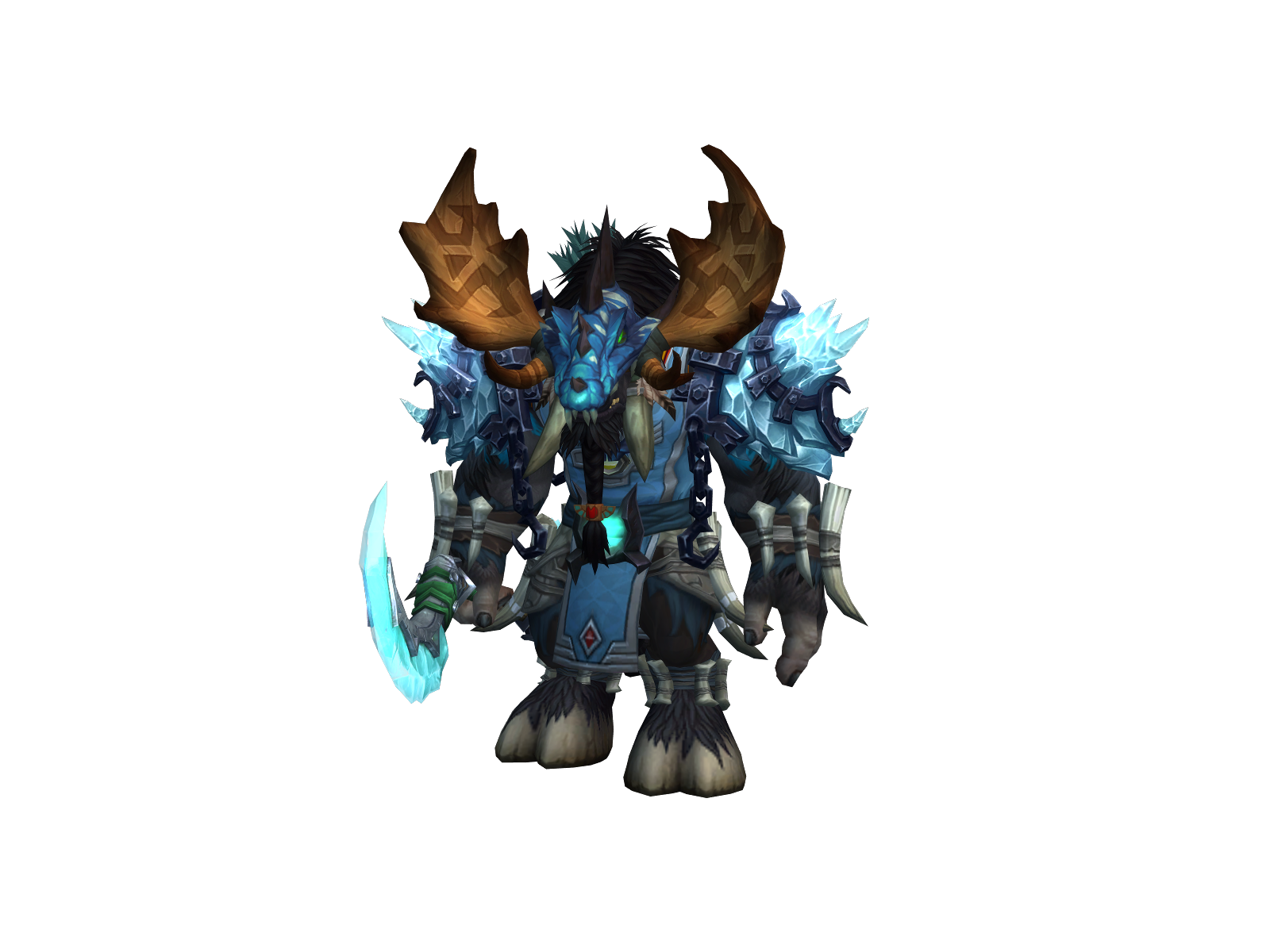Fernawkanü 3D character render
