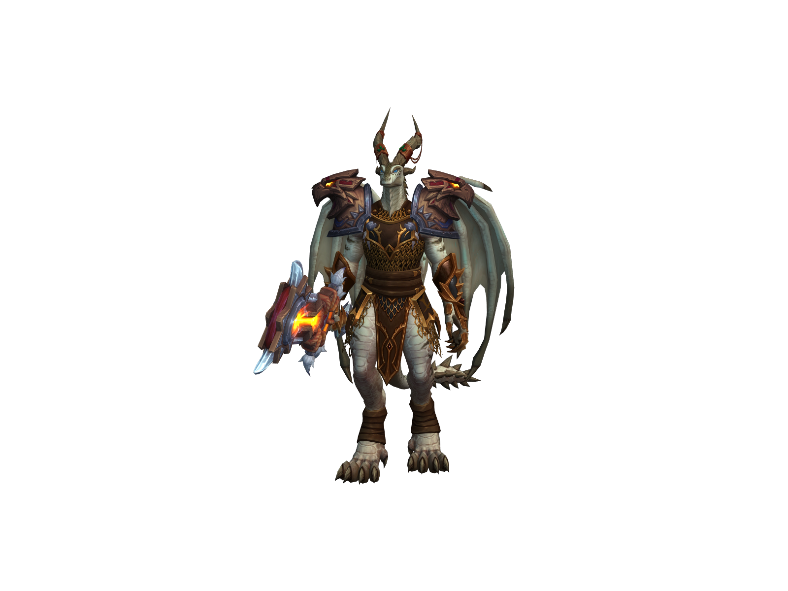 Zeteginea 3D character render