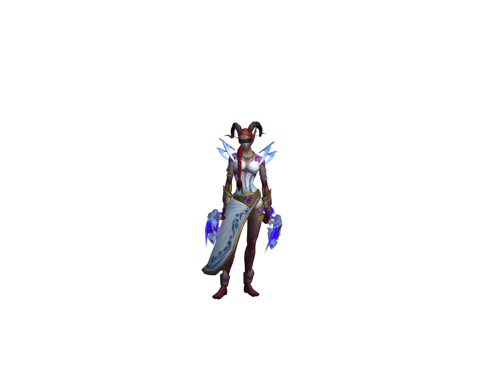 Caladrae 3D character render