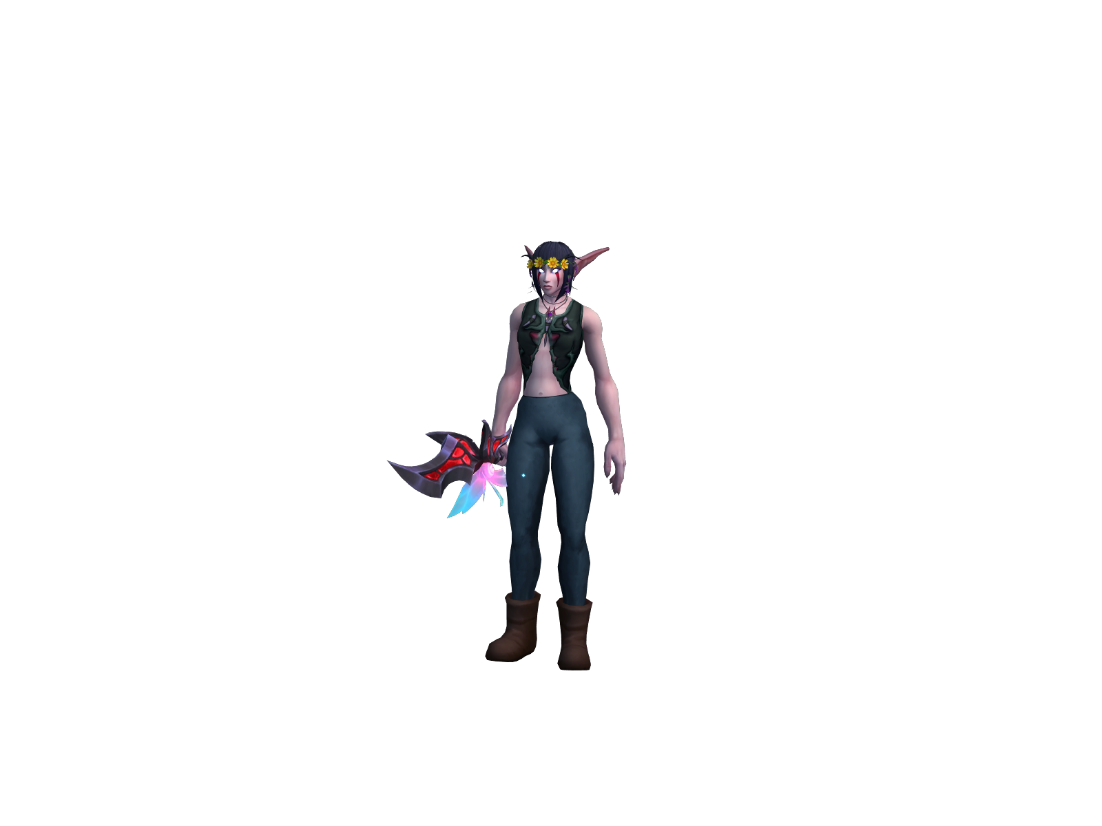 Claraswed 3D character render