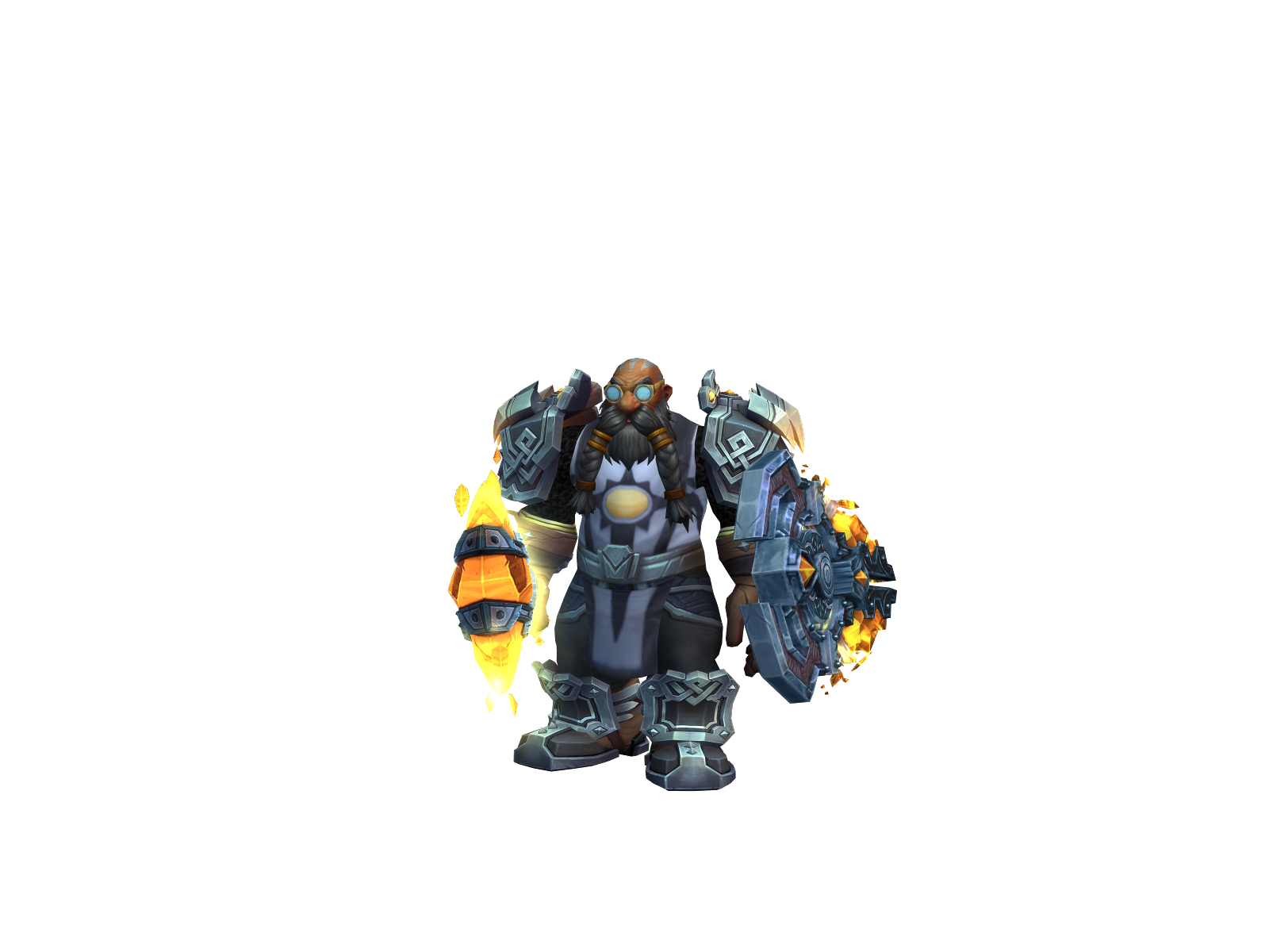 Porkypapa 3D character render