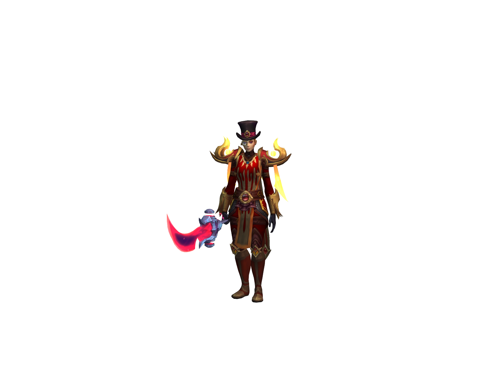 Raconda 3D character render