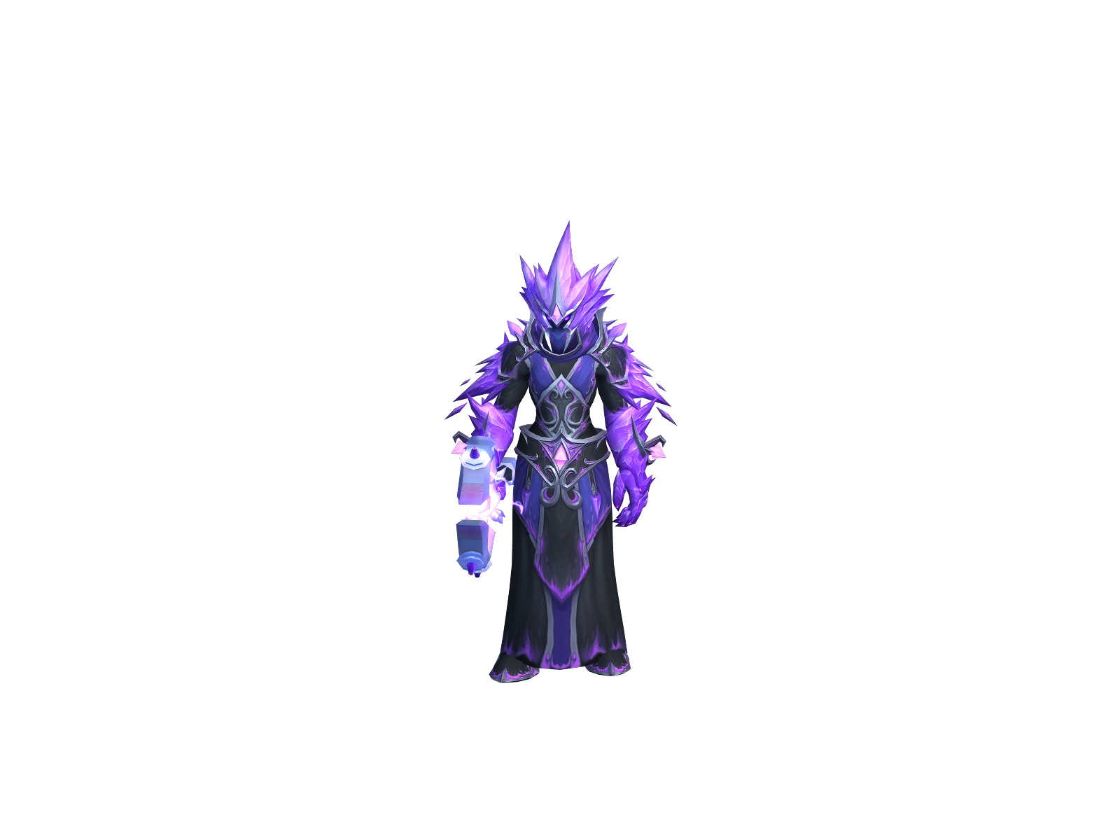 Bustedrican 3D character render