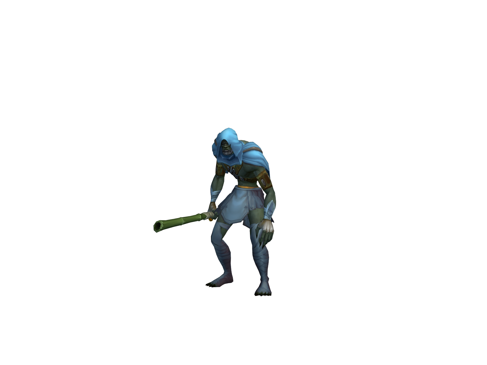 Caodelei 3D character render